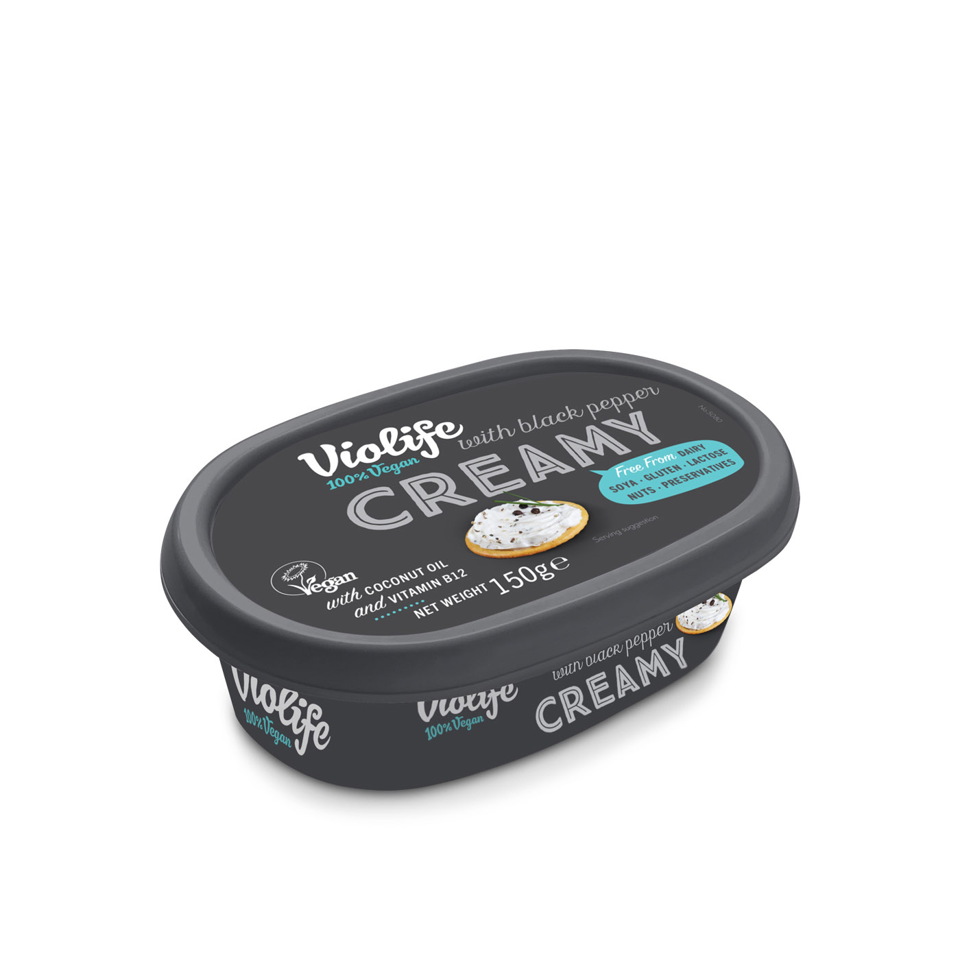 Violife Creamy Spread with Black Pepper 150g