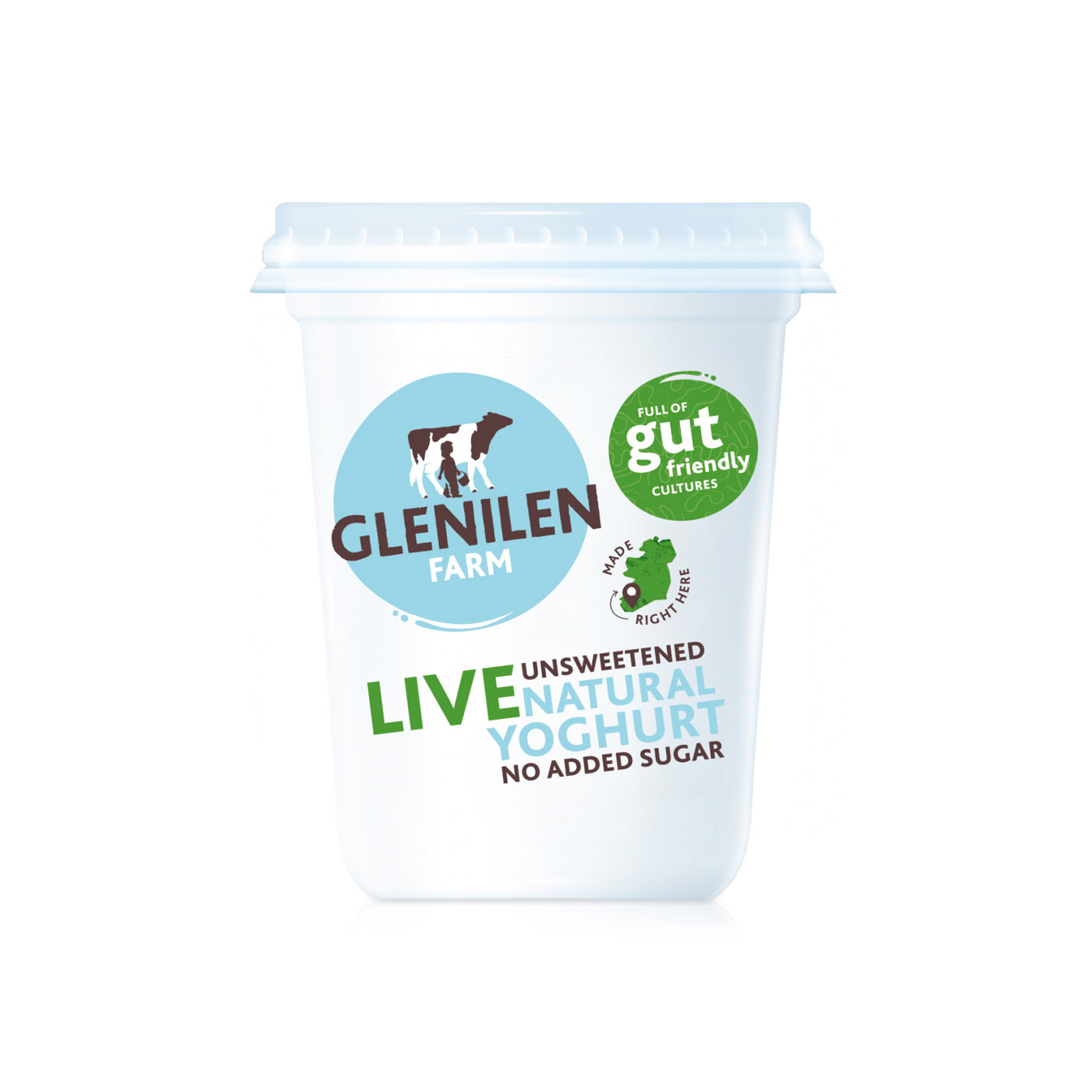 Glenilen Natural Yoghurt Big Pot 500g