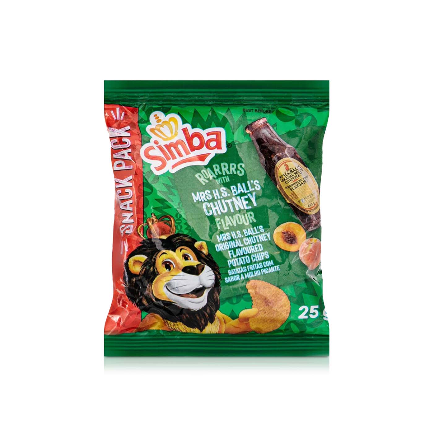Simba Potato Chips Mrs Ball's Chutney 120g