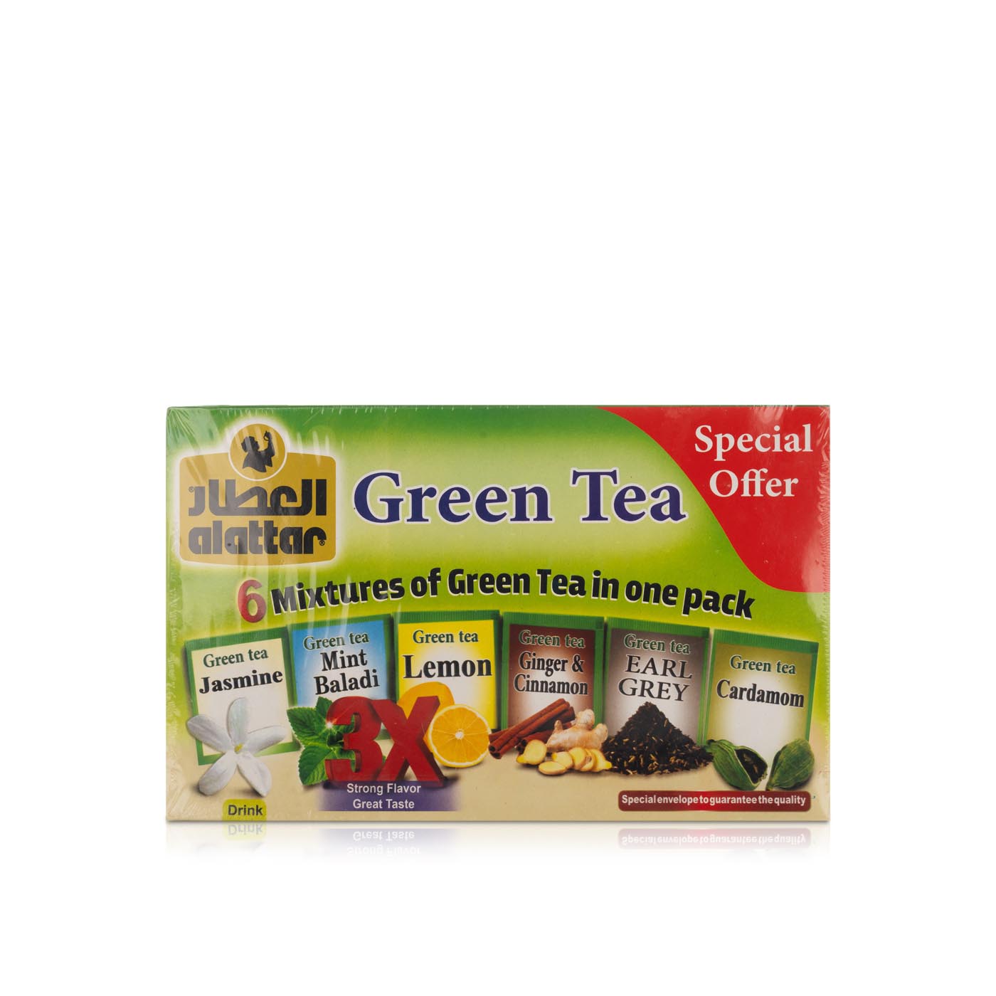 Alattar Green Tea Variety Pack 1.5g x 24 Tea Bags - Spinneys United ...