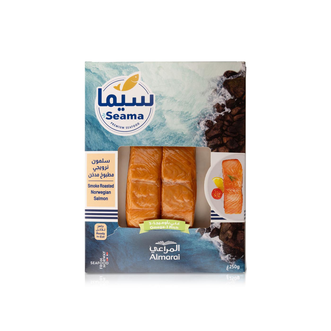 Seama Smoke Roasted Norwegian Salmon 250g