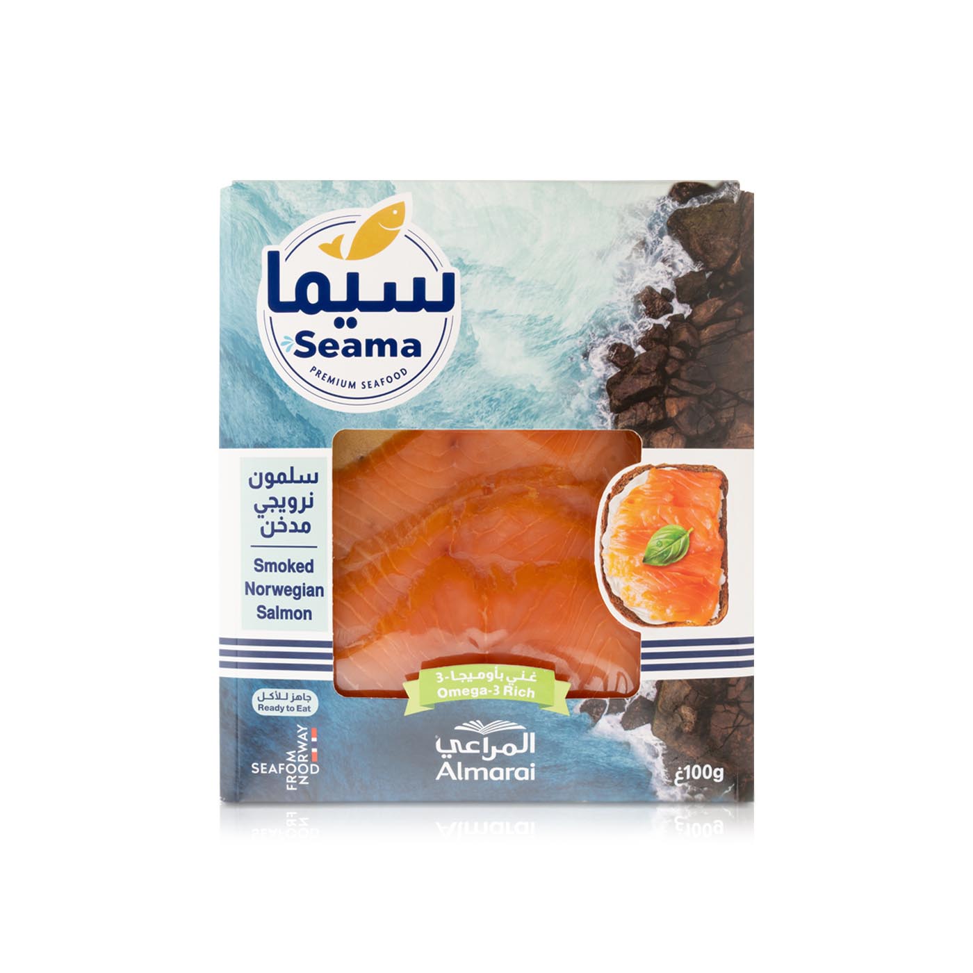 Seama Smoked Norwegian Salmon 100g