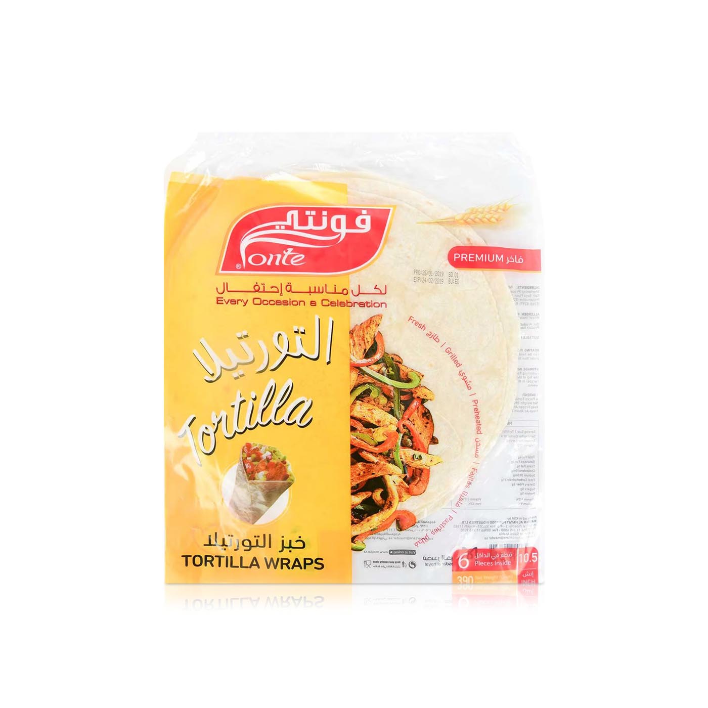 Fonte Tortilla Fresh Plain 390g