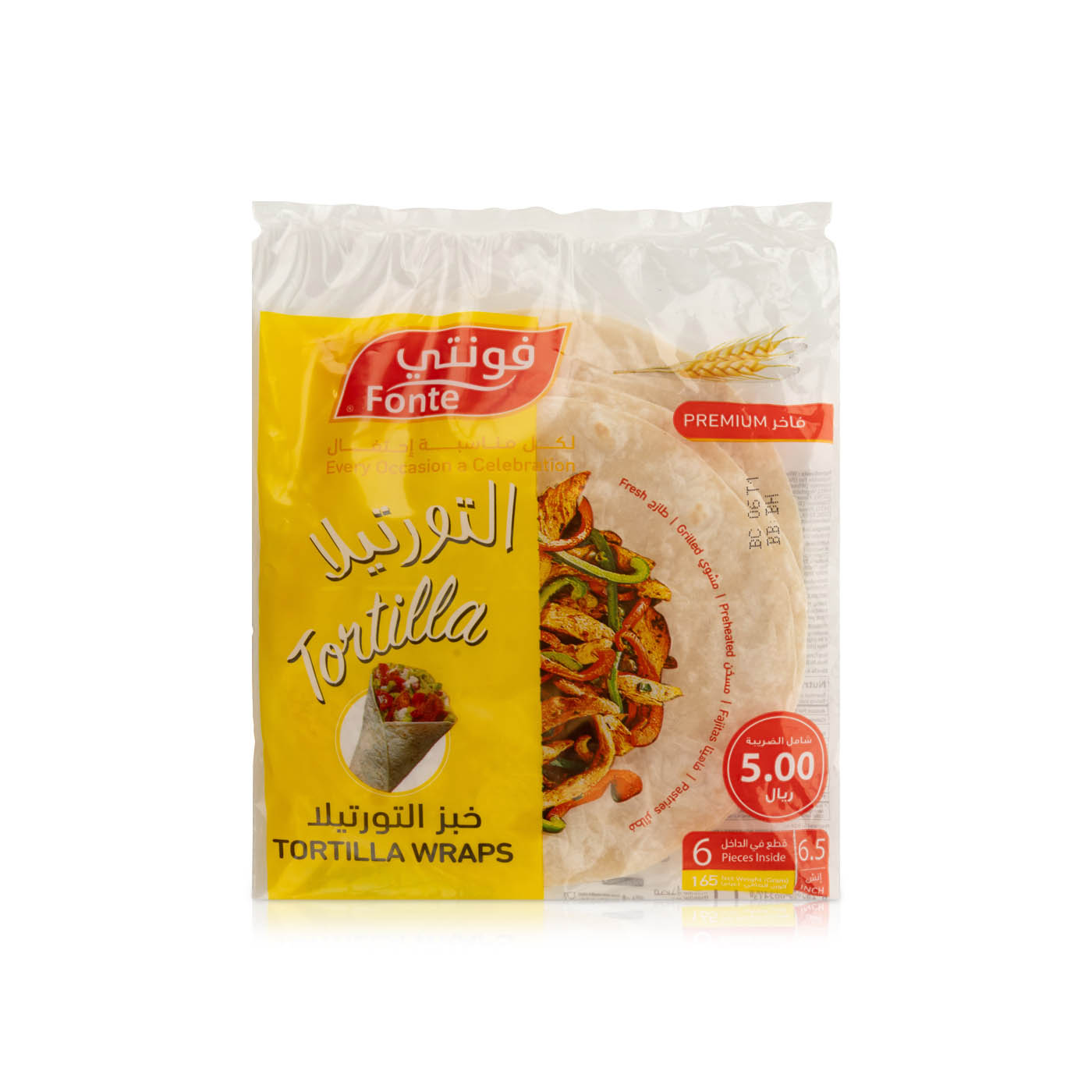 Fonte Tortilla Fresh Plain 165g