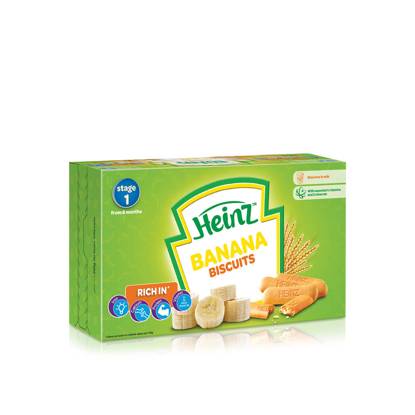 Heinz Banana Biscuits 6+ Months 240g