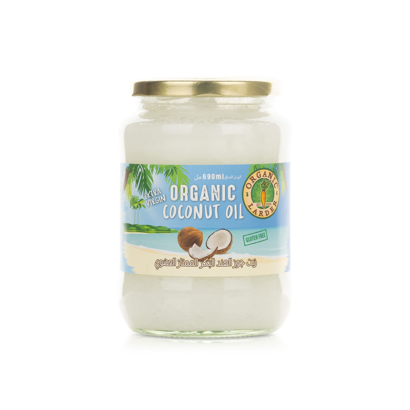 Organic Larder Virgin Coconut Oil 690ml