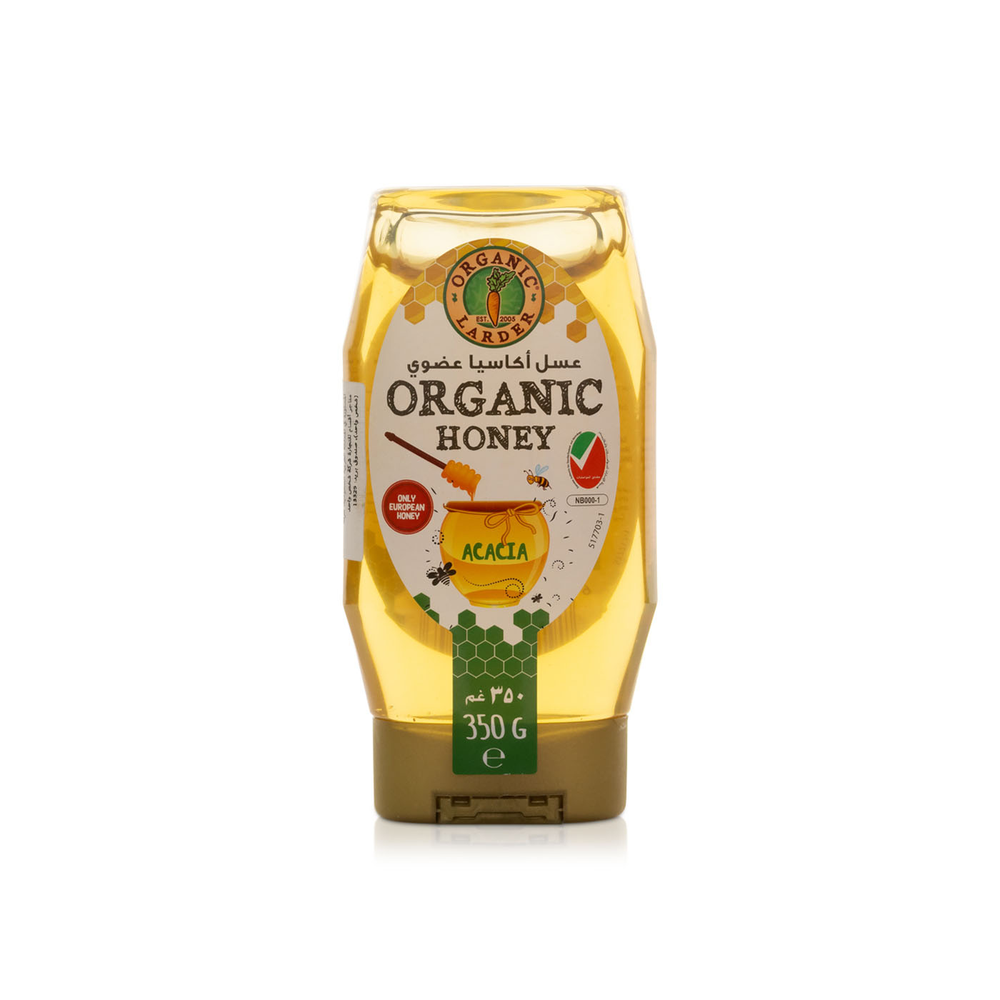 Organic Larder Acacia Honey 350g