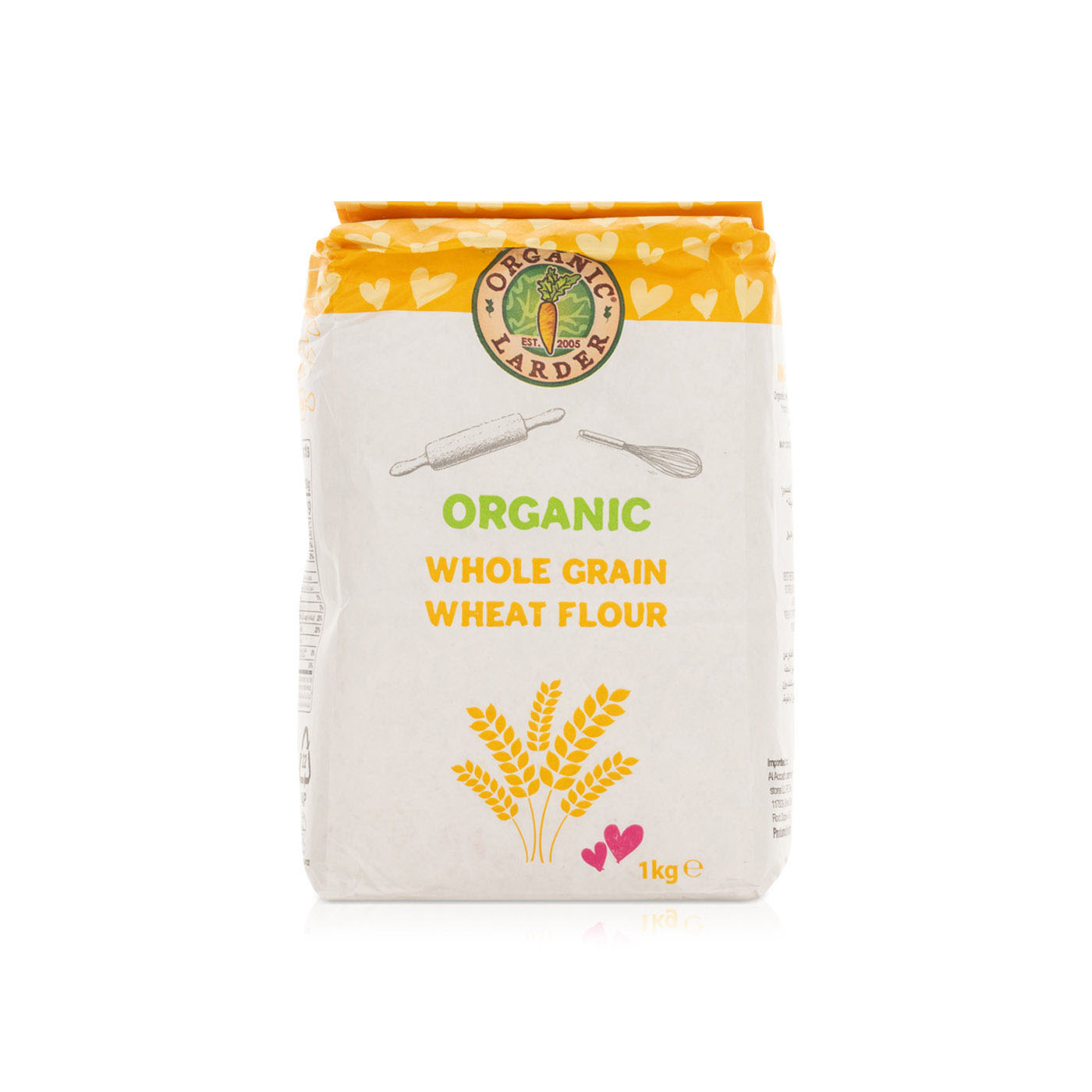 Organic Larder Wholegrain Wheat Flour 1kg