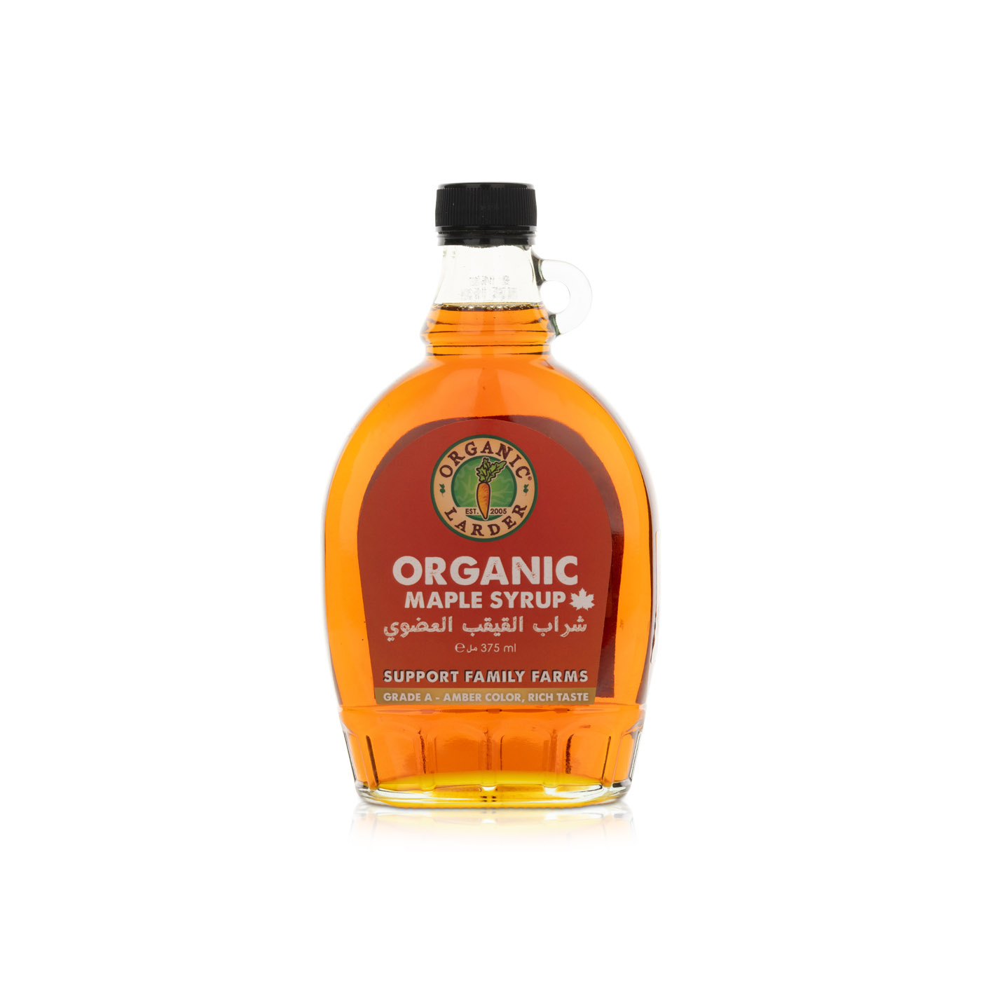 Organic Larder Amber Maple Syrup 375ml