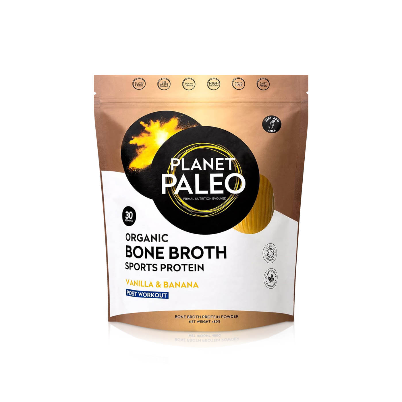 Planet Paleo Sport Protein Vanilla and Banana 480g