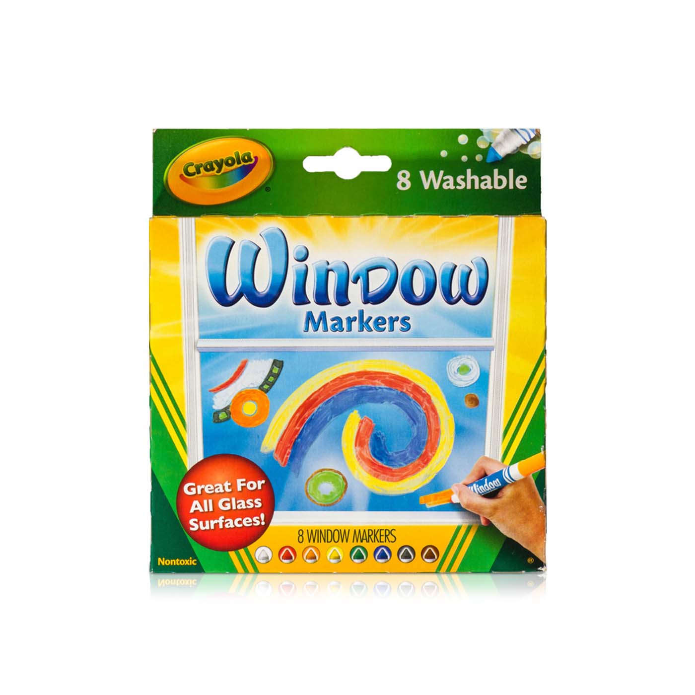 Crayola Washable Window Markers x 8