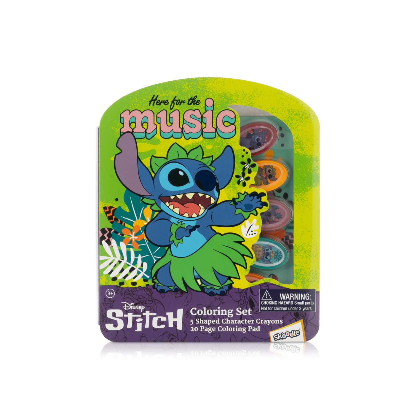 Disney Stitch Here For the Music Coloring Set