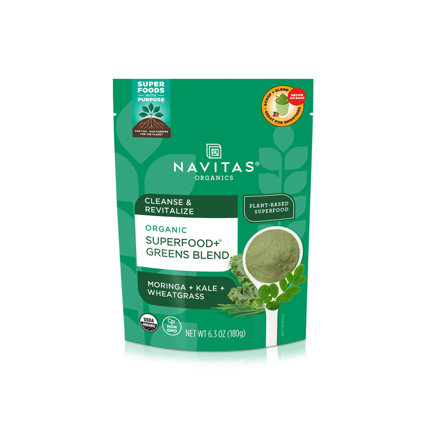 Navitas Organics Superfood+ Greens Blend 179g