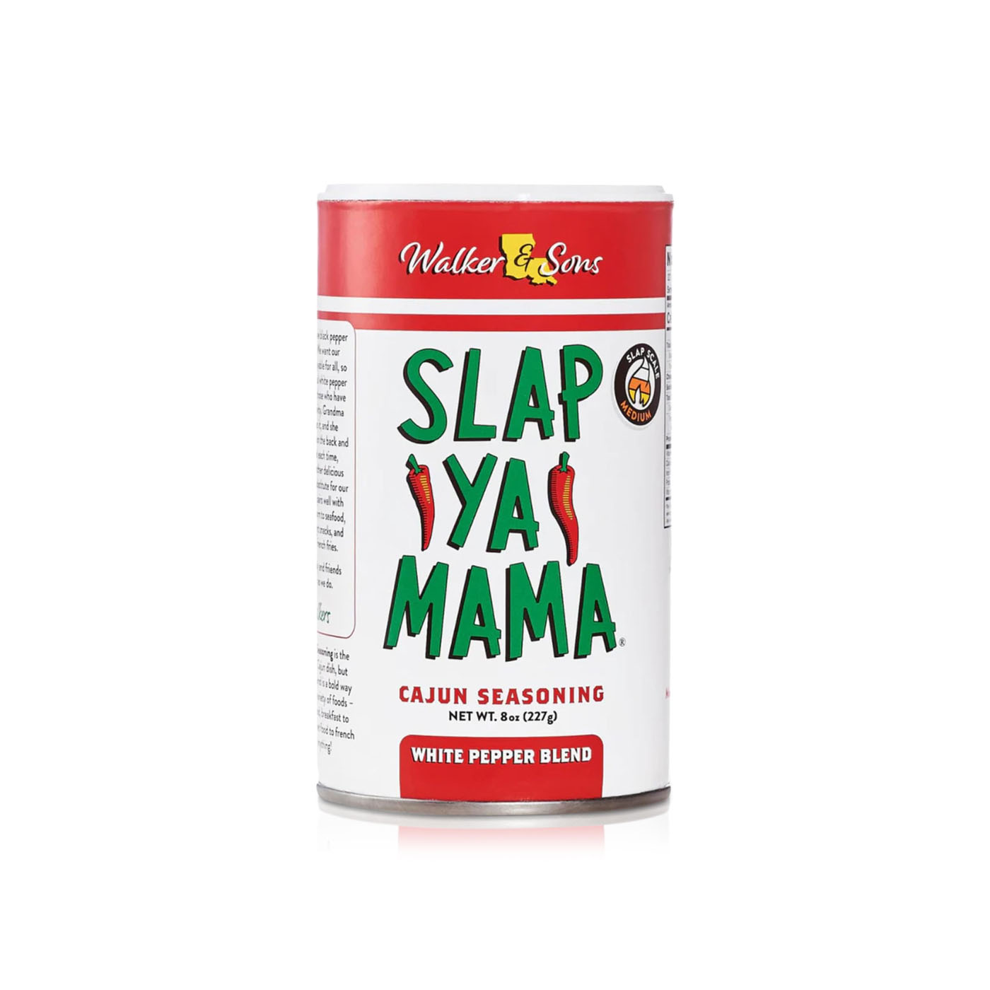 Slap Ya Mama Cajun Seasoning White Pepper Blend 227g