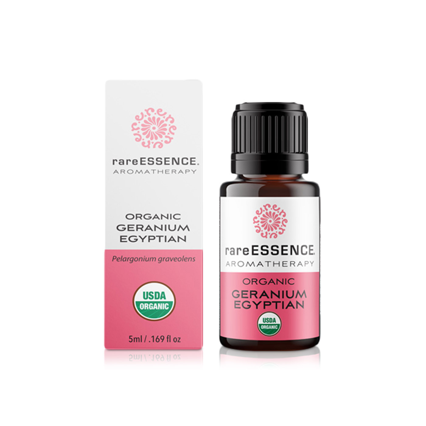 Rare Essence Organic Geranium Egyptian Essential Oil 5ml