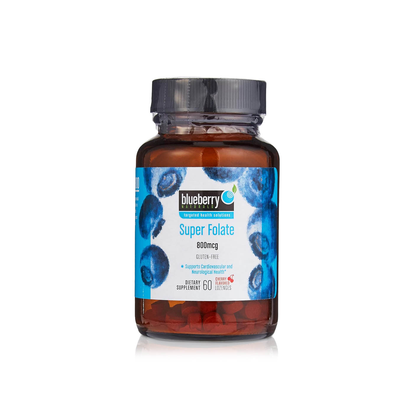 Blueberry Naturals Folate 800mcg Lozenges x 60