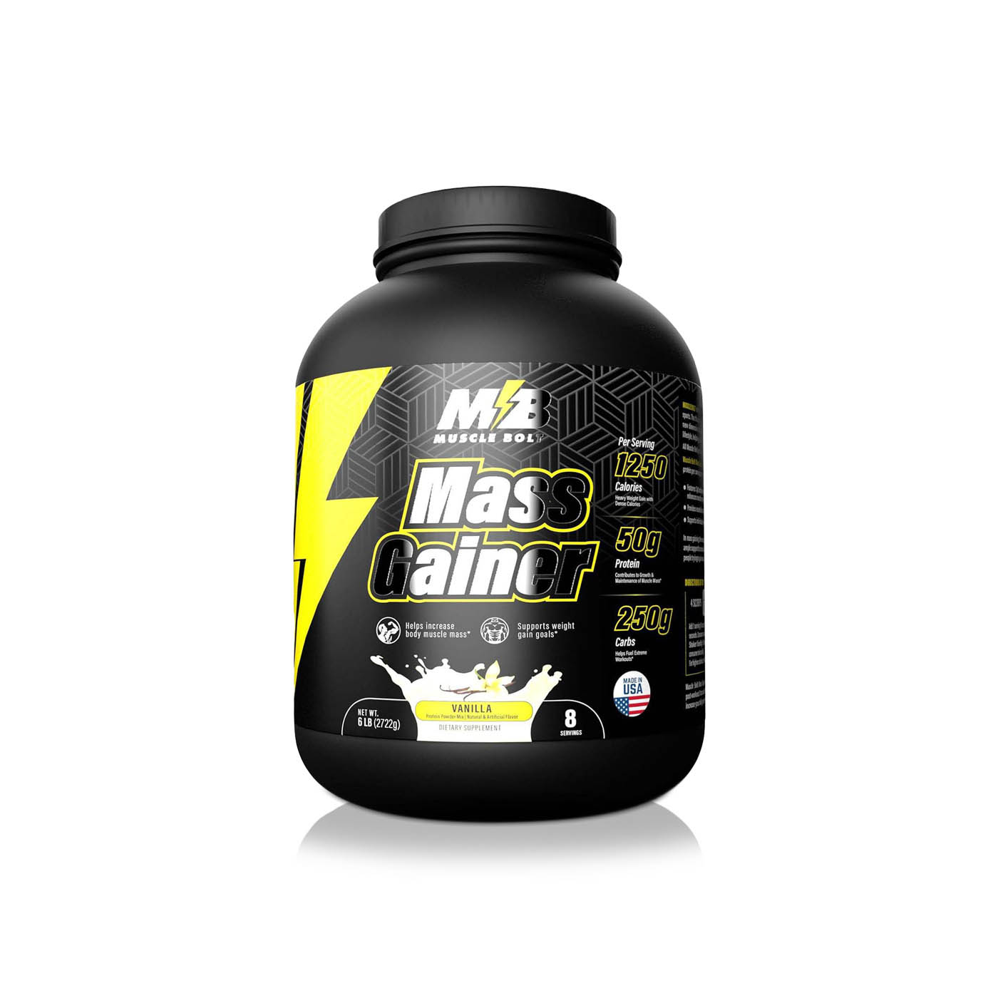 Muscle Bolt Mass Gainer Vanilla 2.722kg