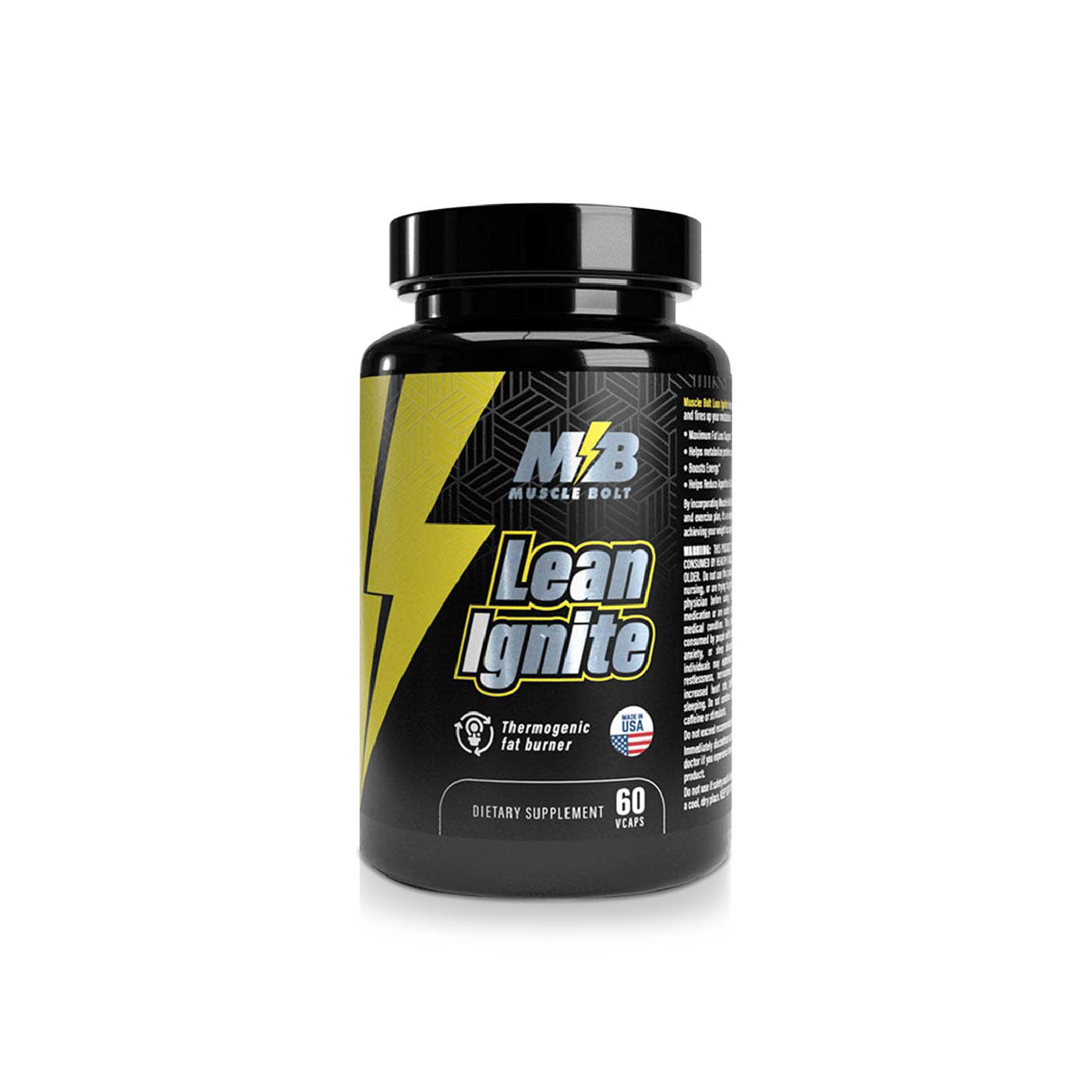 Muscle Bolt Lean Ignite Thermogenic Fat Burner x 60 Vcaps