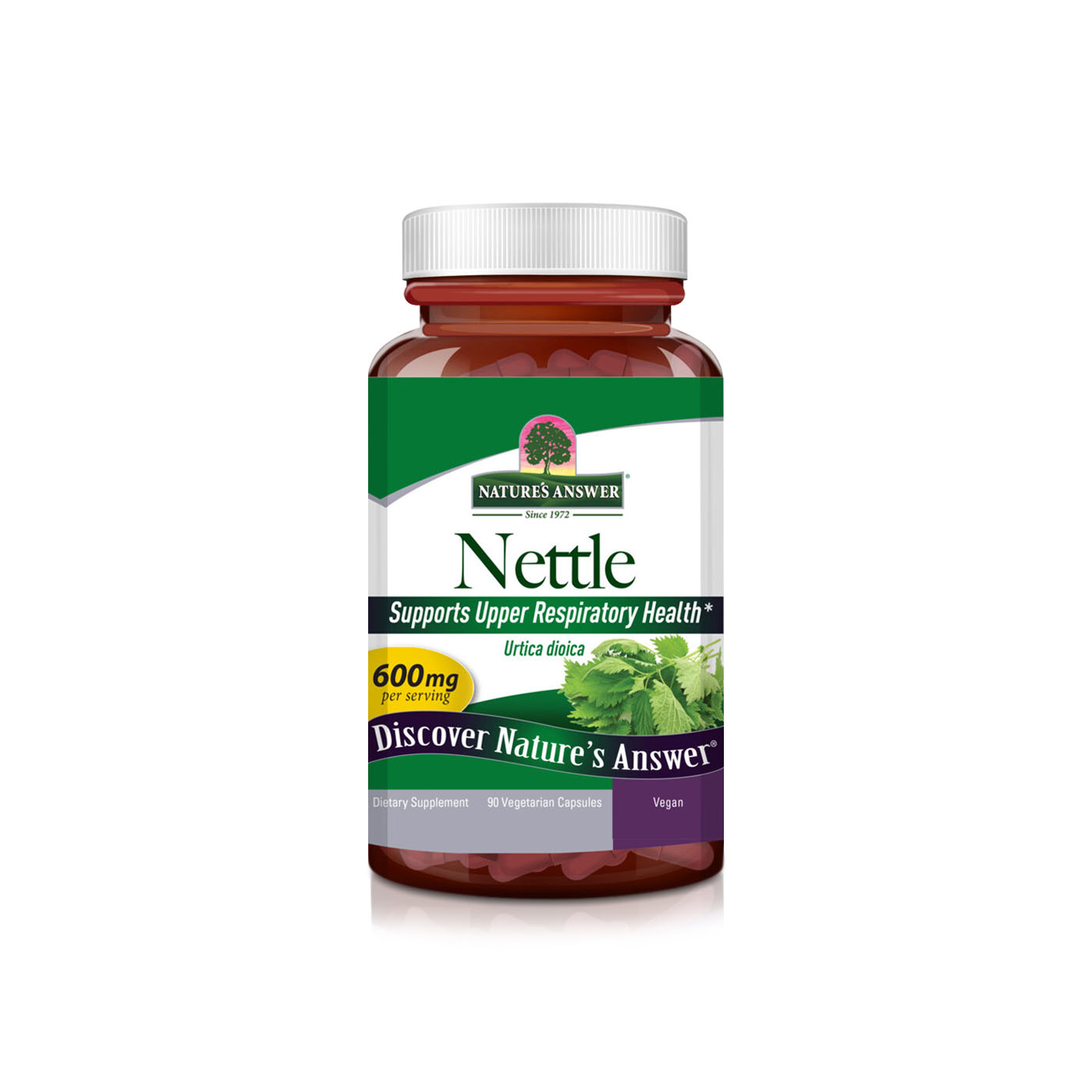 Nature's Answer Nettle Leaf 600mg  Capsules x 90