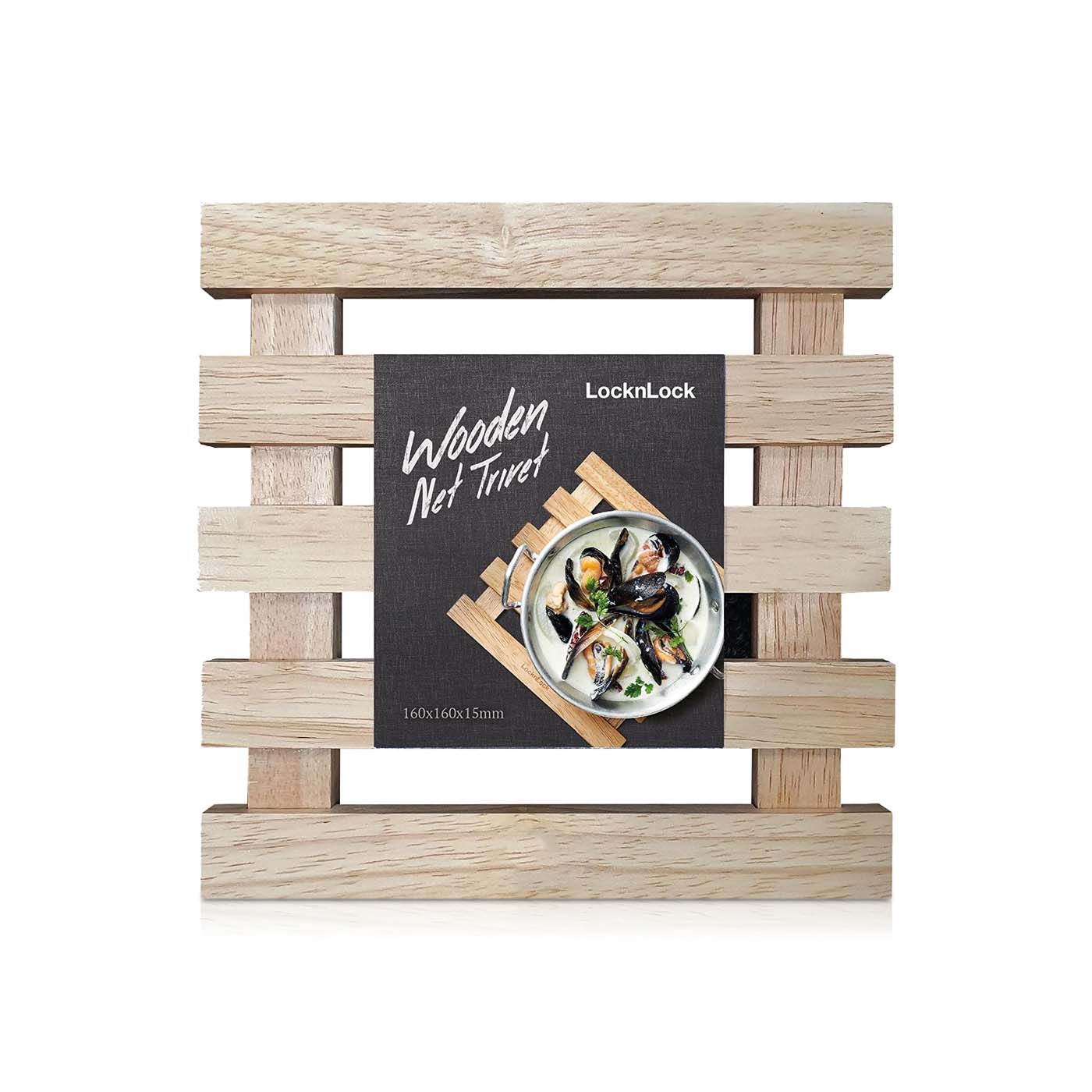 Lock & Lock Wooden Trivet