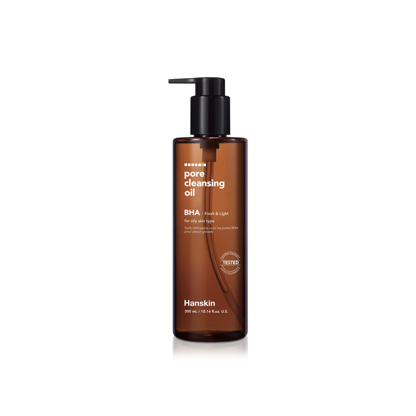 Hanskin Pore Cleansing Oil PHA Fresh and Light 300ml