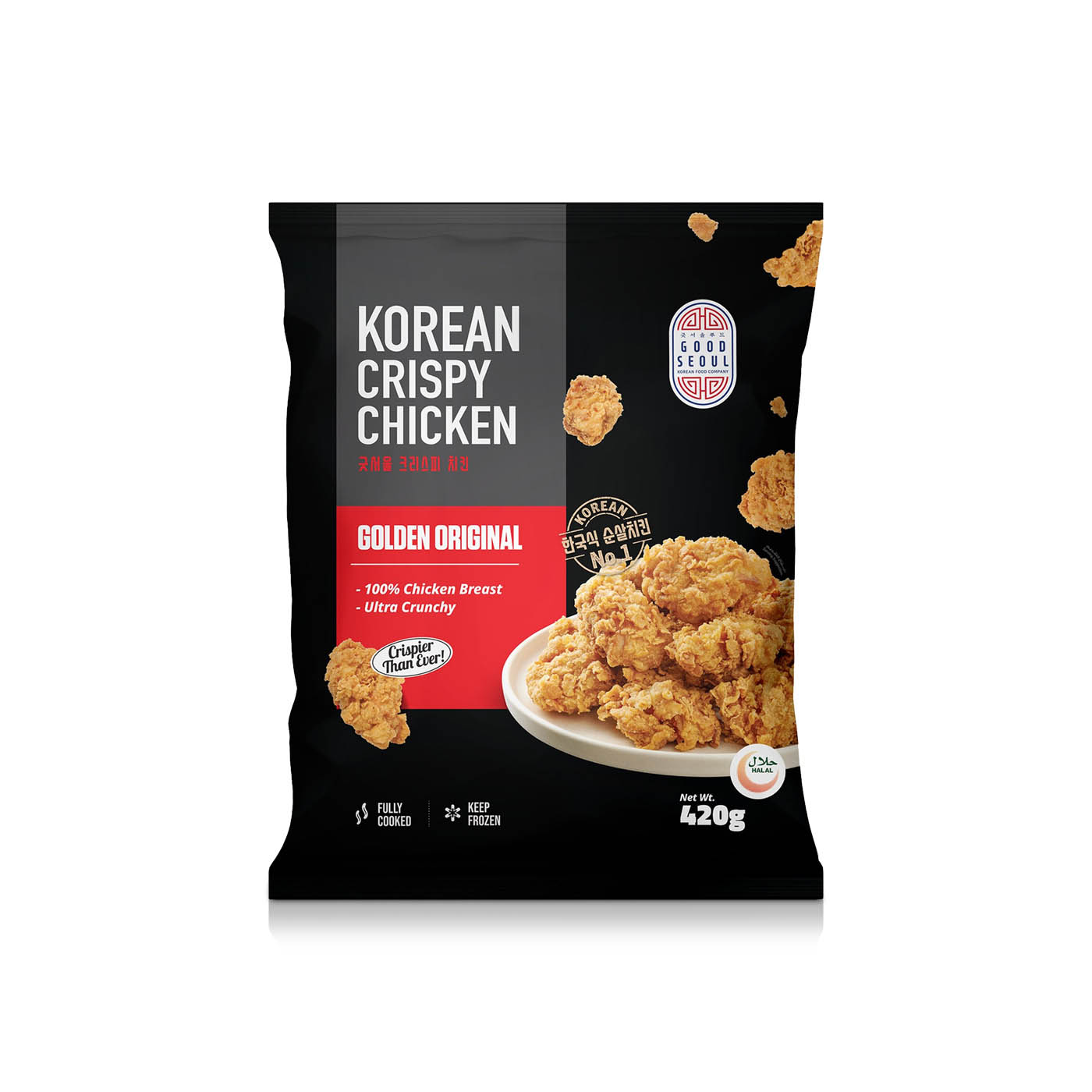 Good Seoul Korean Crispy Chicken Golden Original 420g