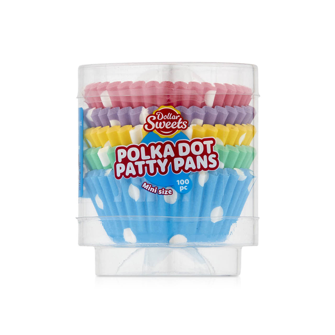 Dollar Sweet Mini Patty Pans Polka Dot x 100