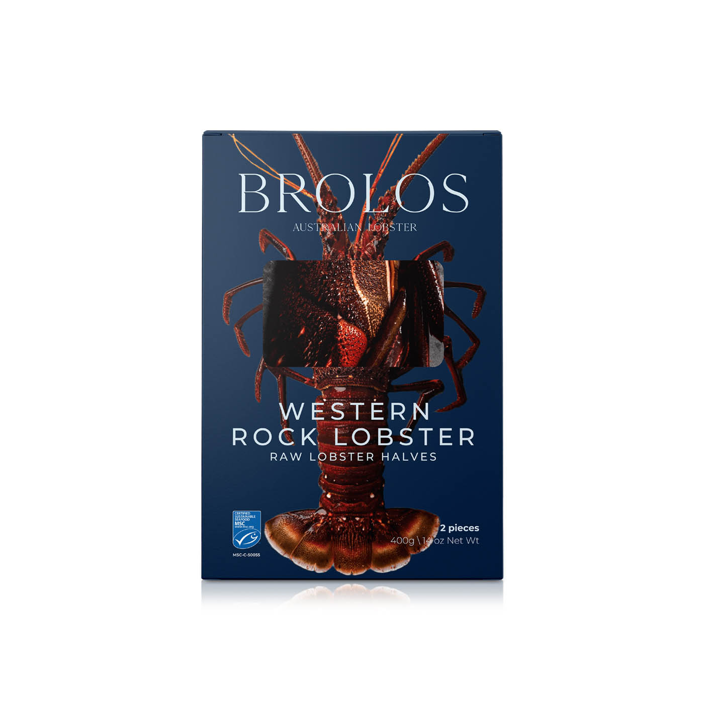 Brolos Frozen Raw Lobster Halves x 2 200g
