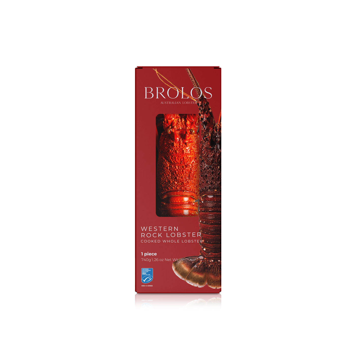 Brolos Frozen Cooked Whole Lobster 740g