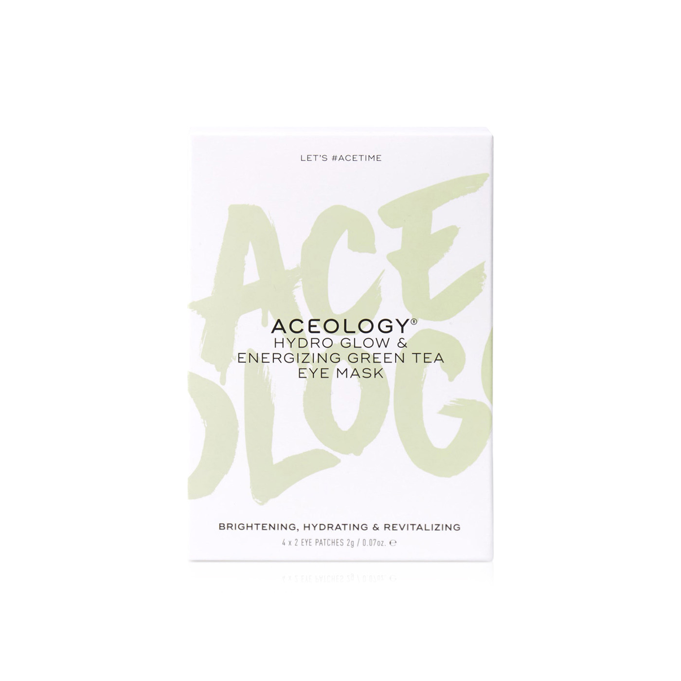 Aceology Hydro Glow & Energizing Green Tea Eye Mask x 4
