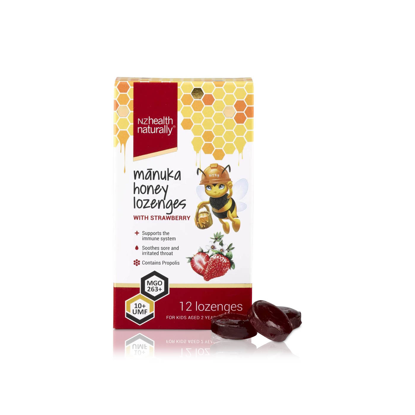 NZ Health Manuka Lozenges Kids x 12