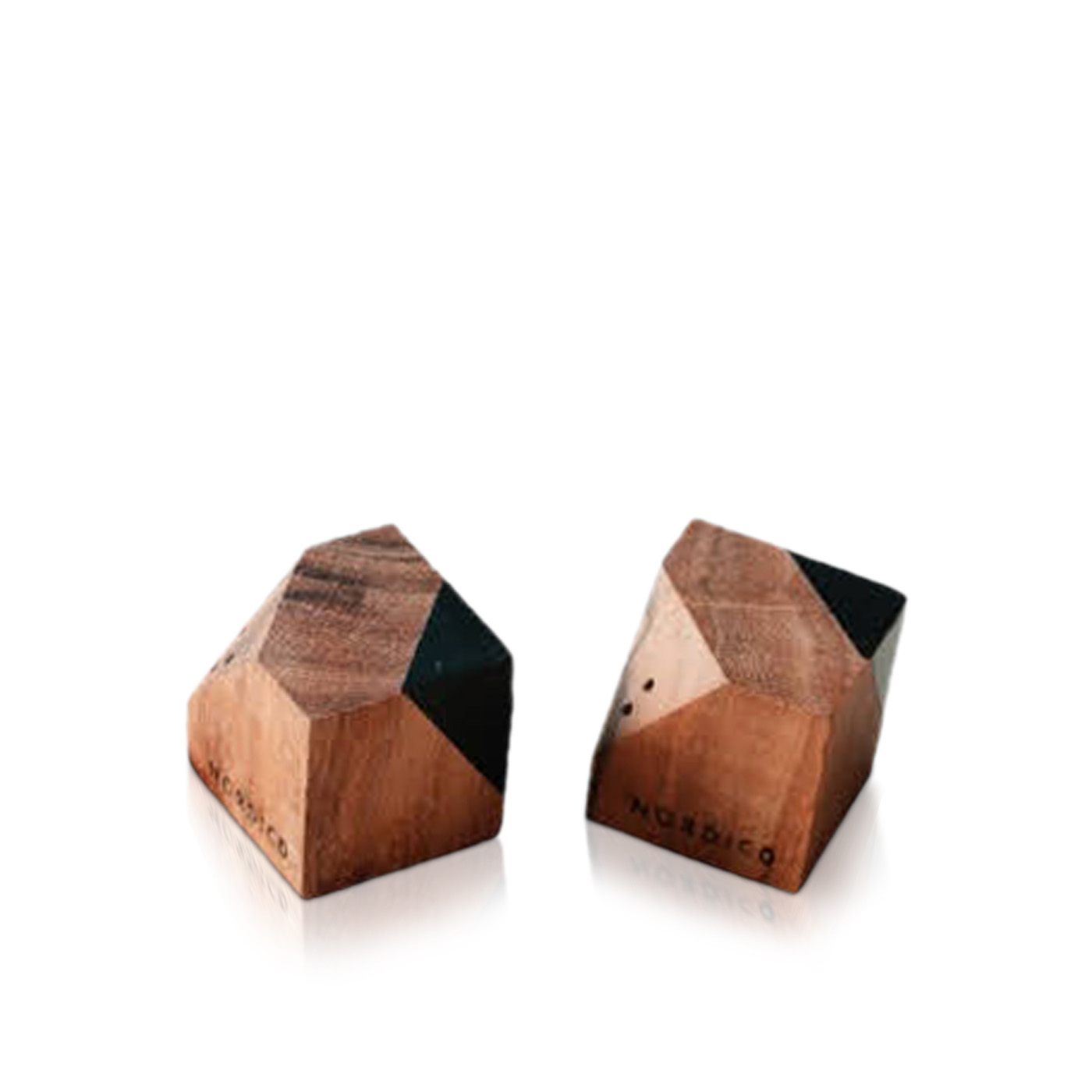 Nordico Wooden Salt and Pepper Mills 4cm