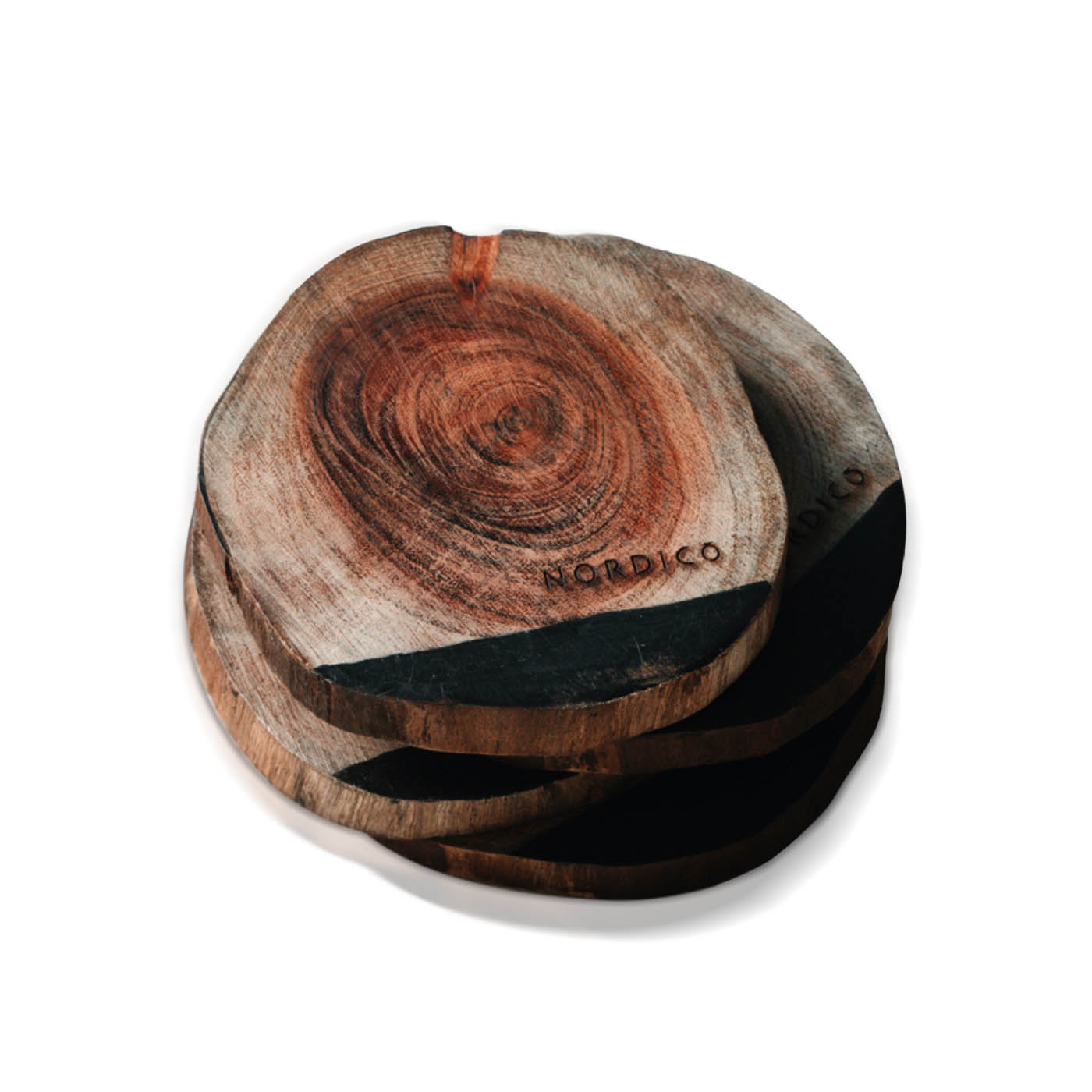 Nordico Wooden Coaster Set