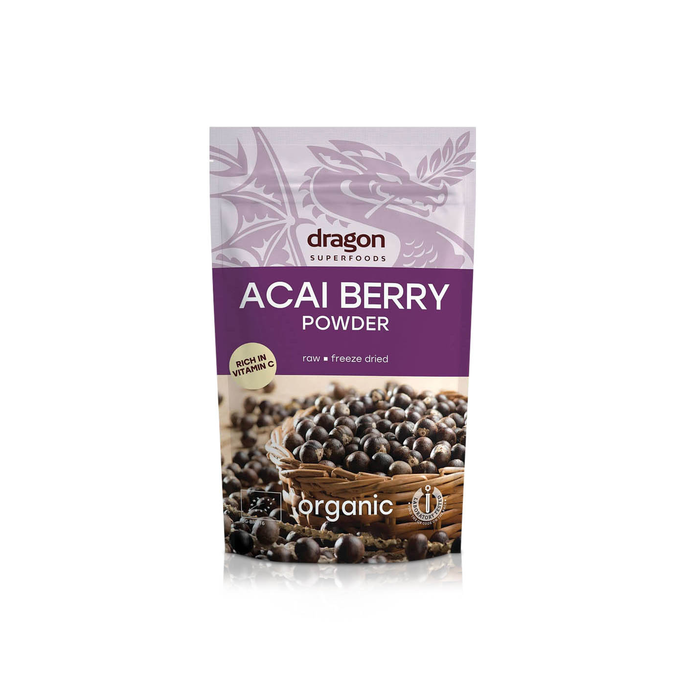 Dragon Superfoods Acai Berry Powder Organic 75g