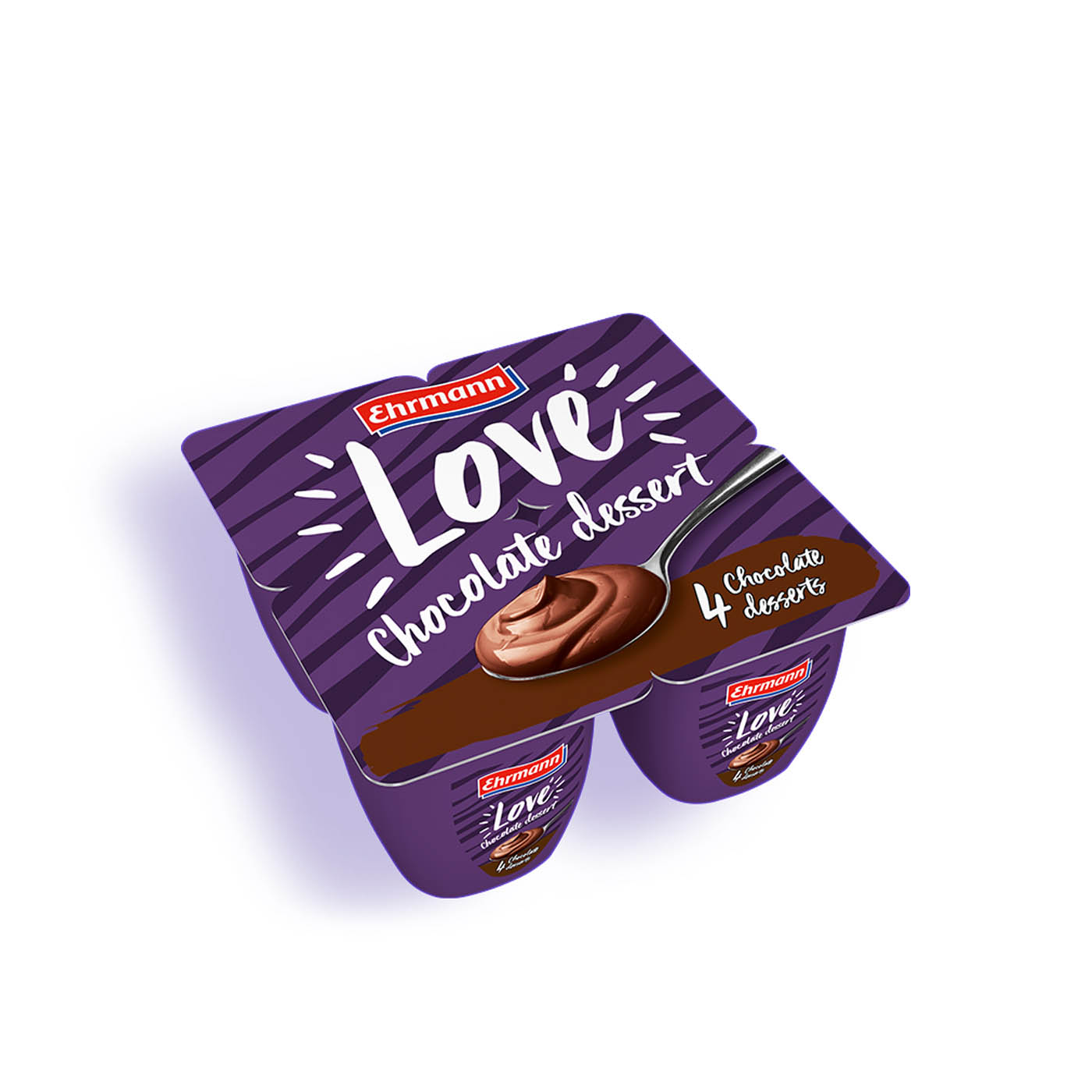 Ehrmann Love Chocolate Dessert 100g x 4