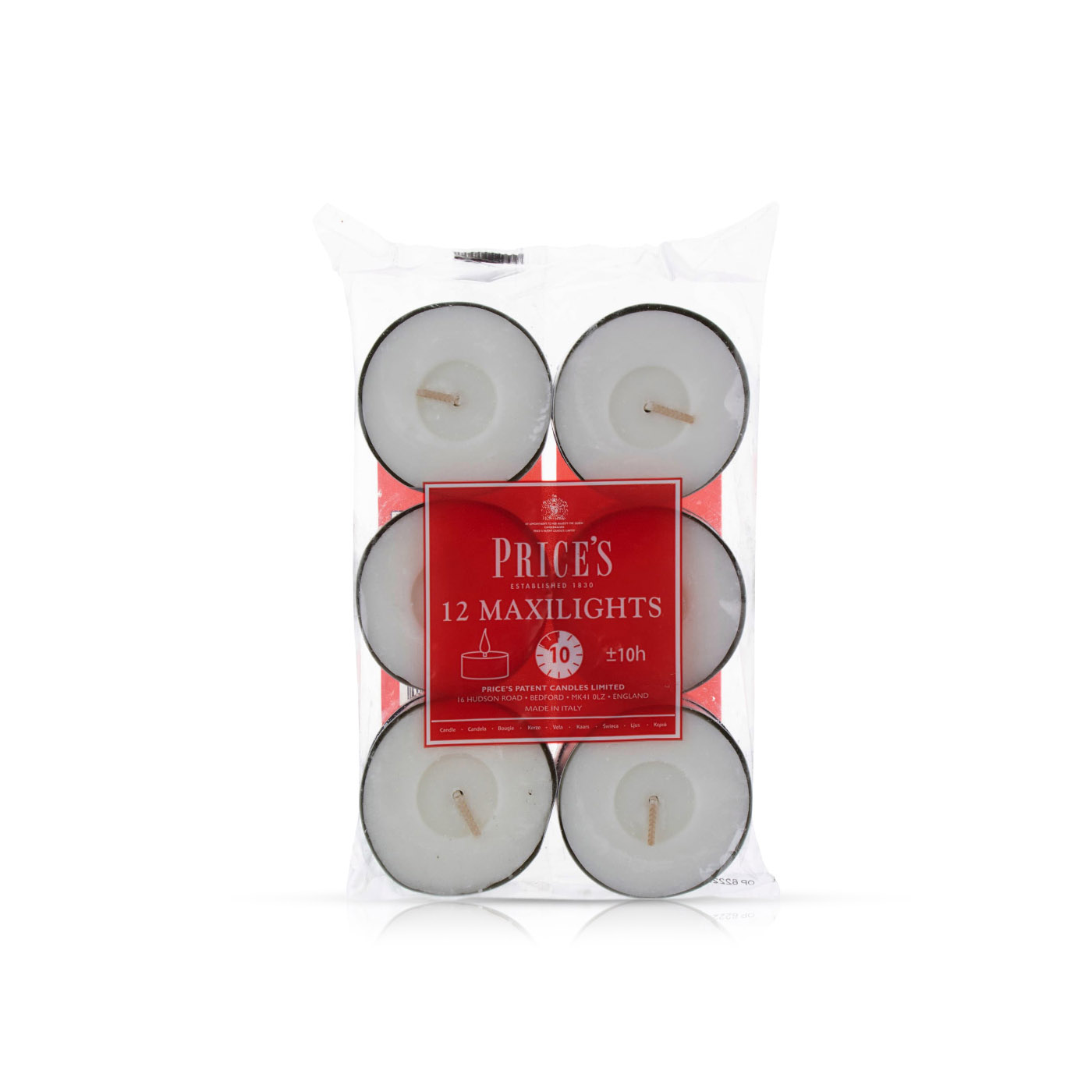 Price's Maxilight Candles White x 12