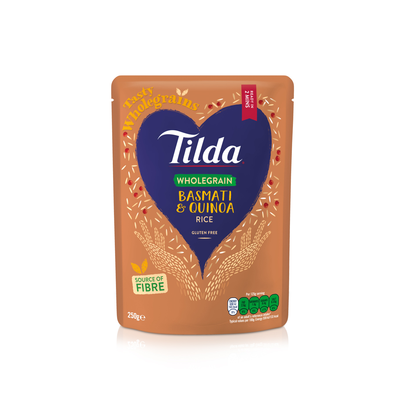 Tilda Wholegrain Basmati & Quinoa Rice 250g