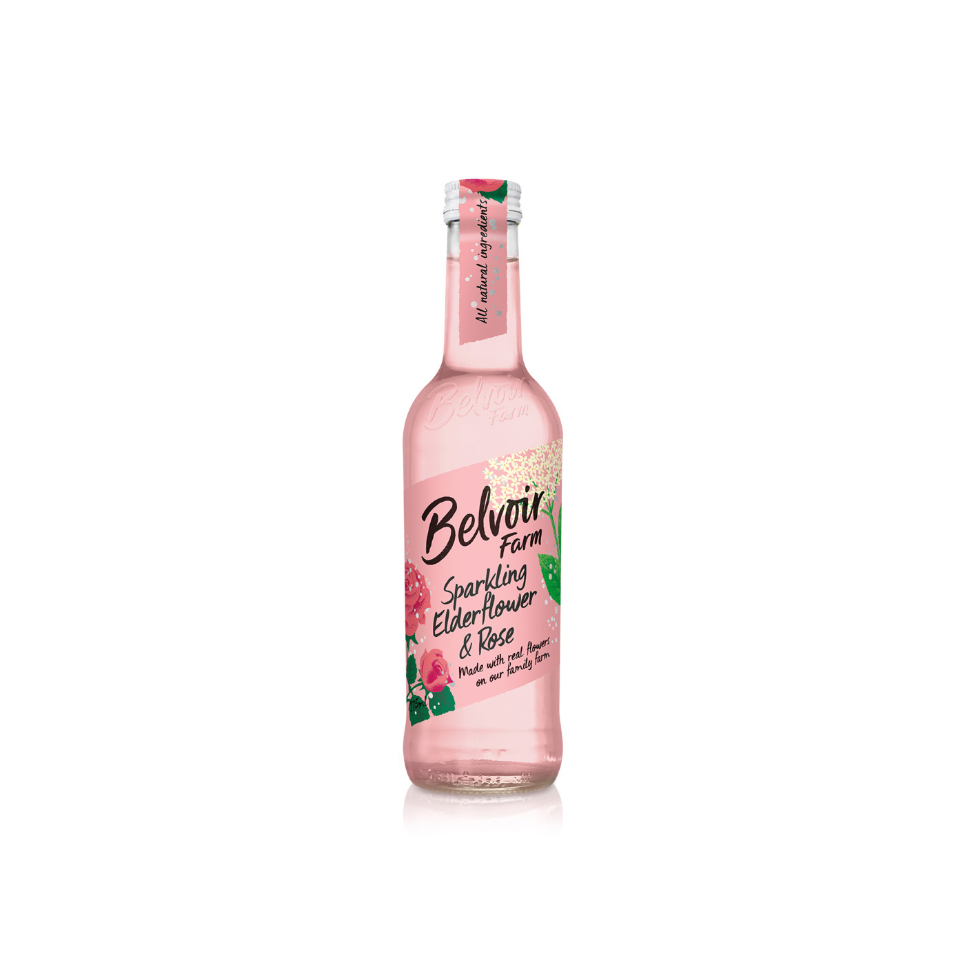 Belvoir Sparkling Elderflower Rose 275ml