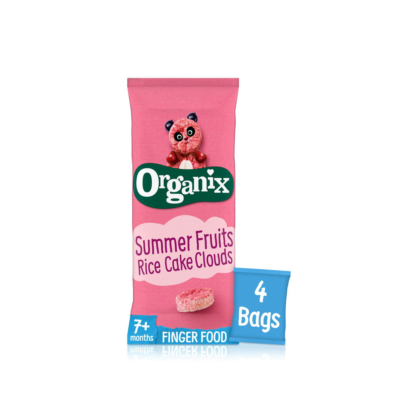 Organix Summer Fruit Rice Cake Clouds 7m+ 4 x 18g