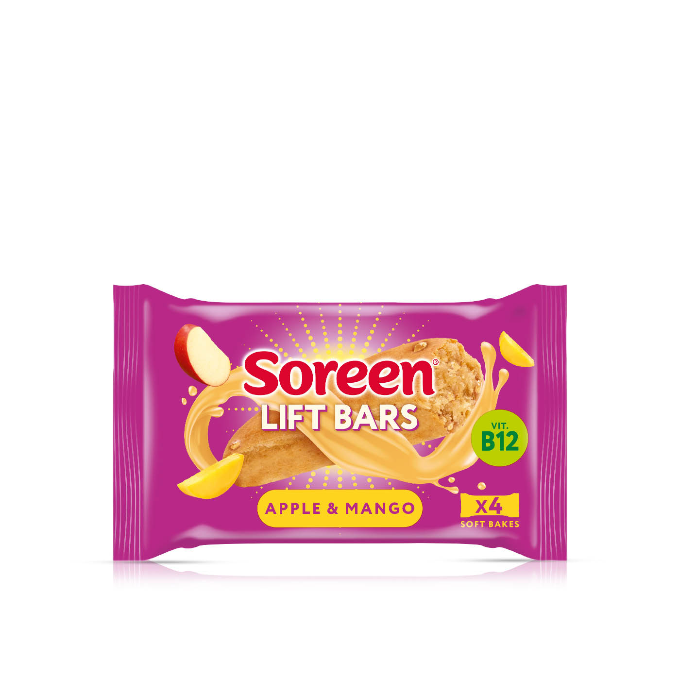 Soreen Lift Bars Apple & Mango x 4 168g