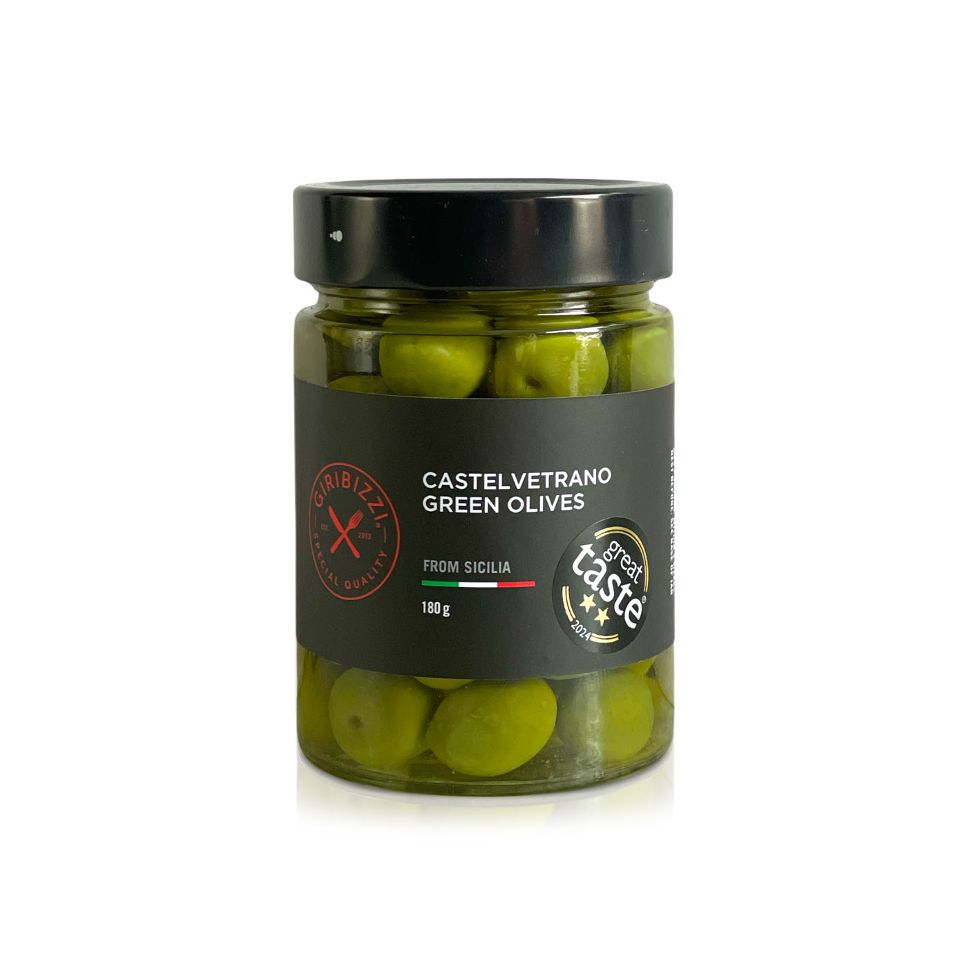 Giribizzi Castelvetrano Green Olives 180g