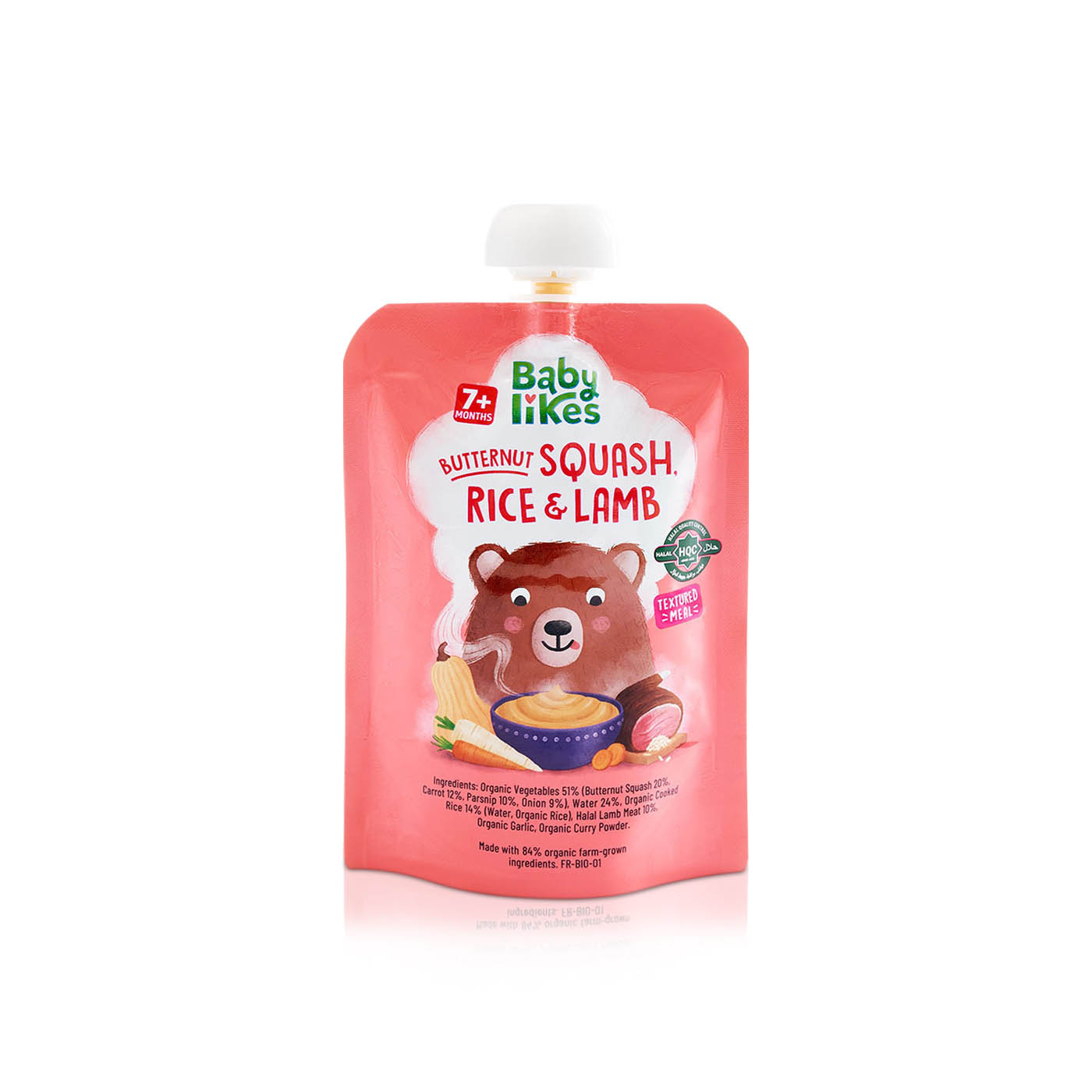 Baby Likes Butternut Squash Rice and Lamb 130g