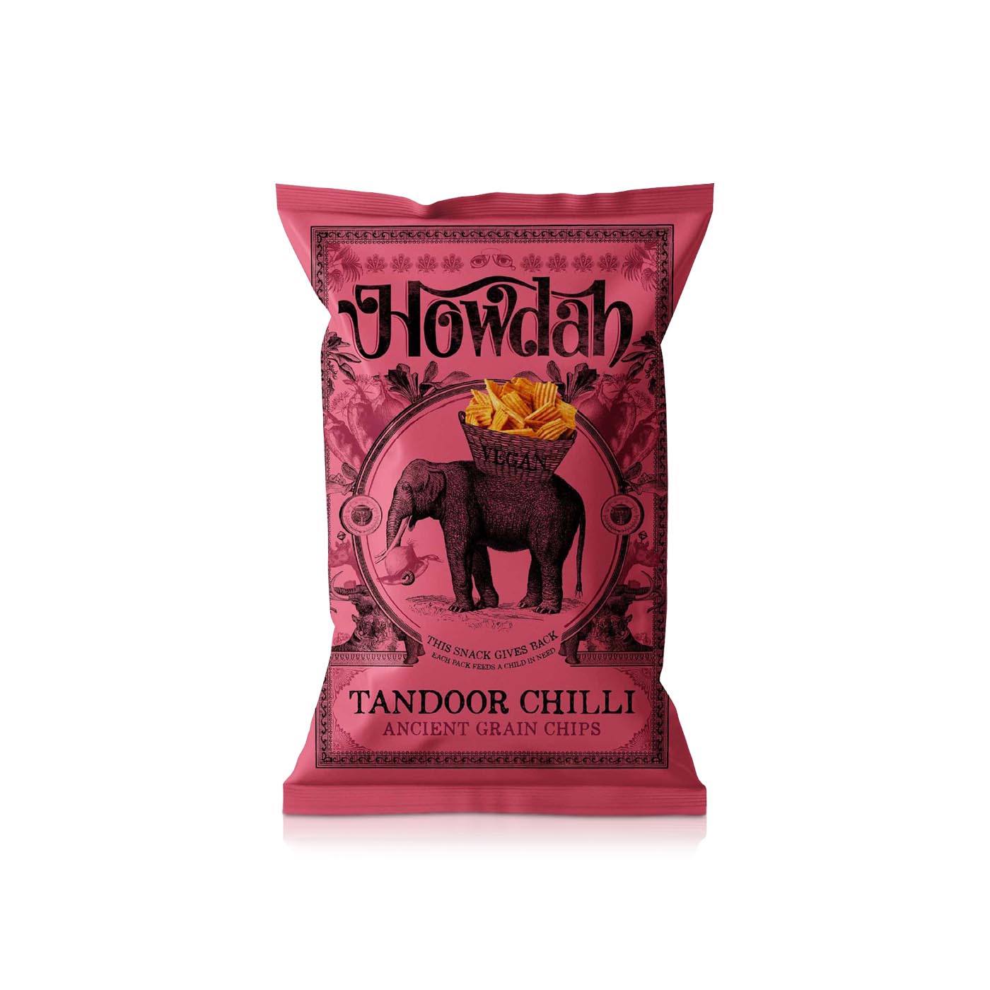 Howdah Chips Tandoor Chilli 117g