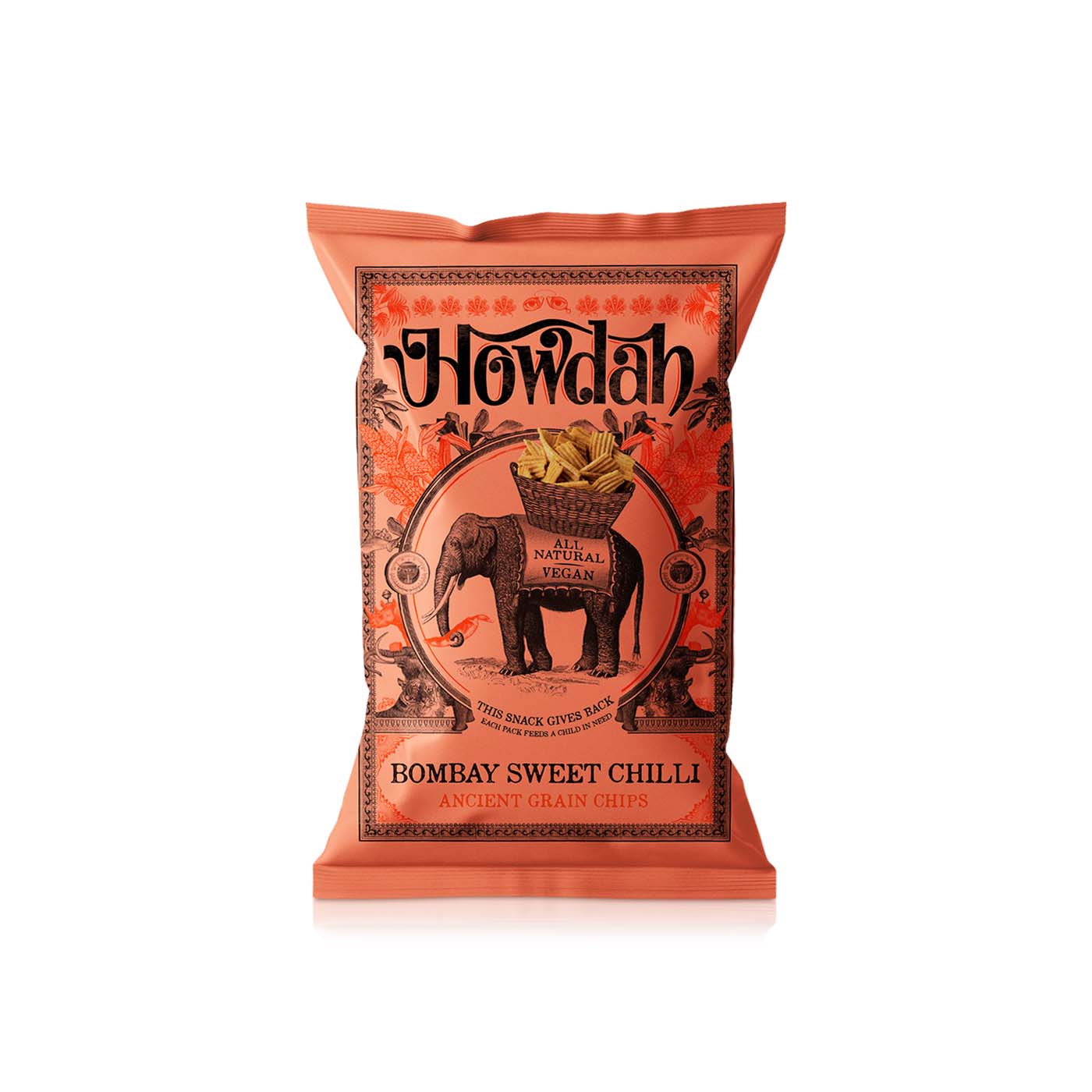 Howdah Chips Bombay Sweet Chilli 117g