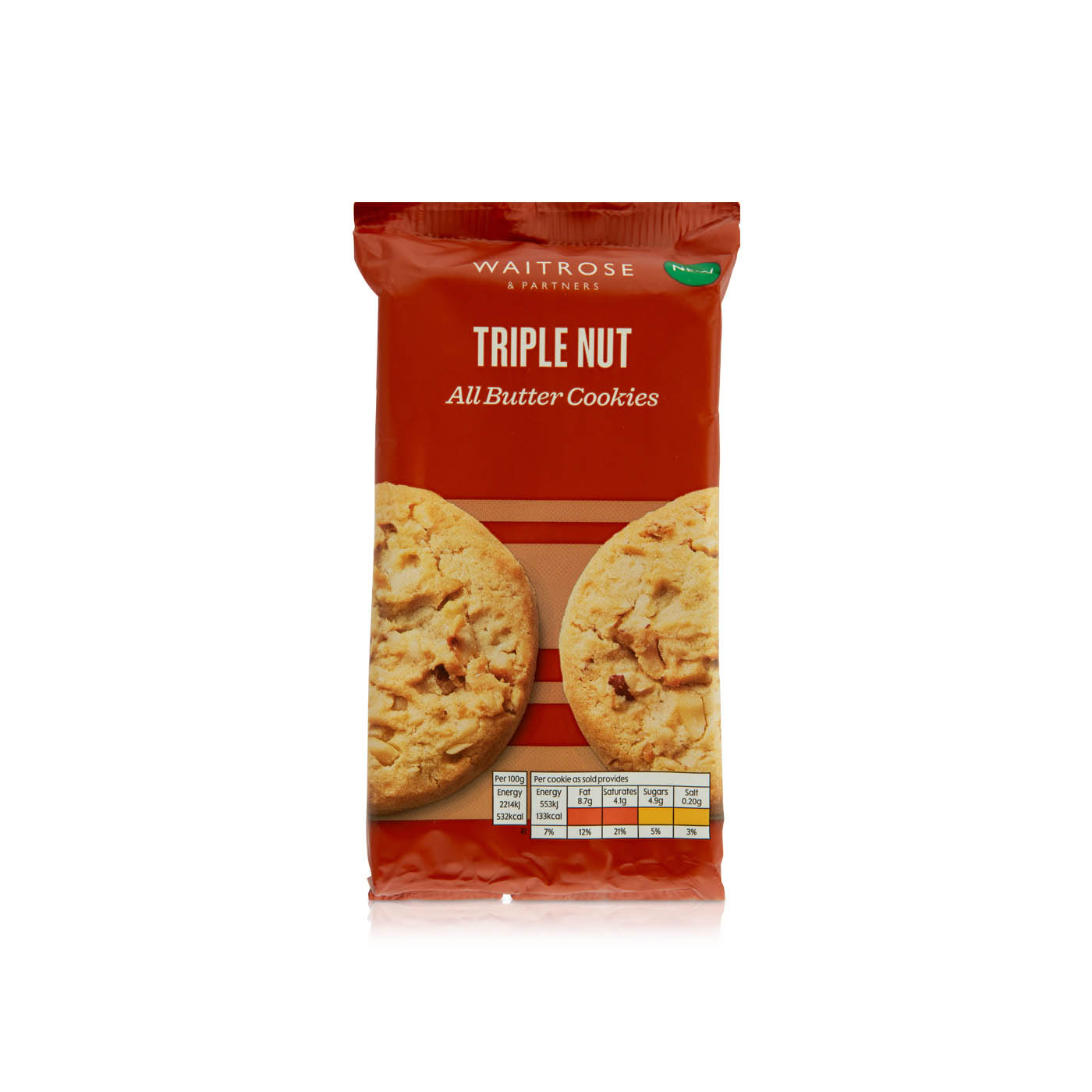 Waitrose Triple Nut Cookies 200g - Spinneys United Arab Emirates