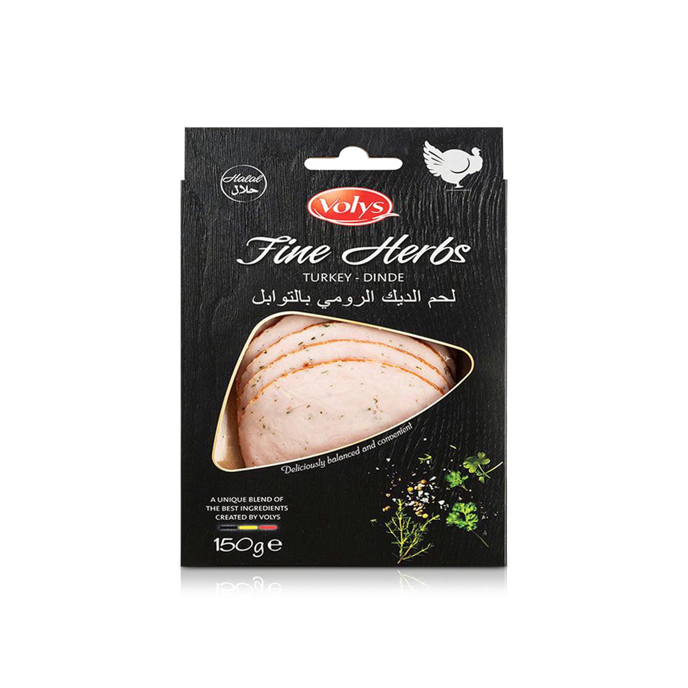 Volys Sliced Turkey Breast Herb 150g