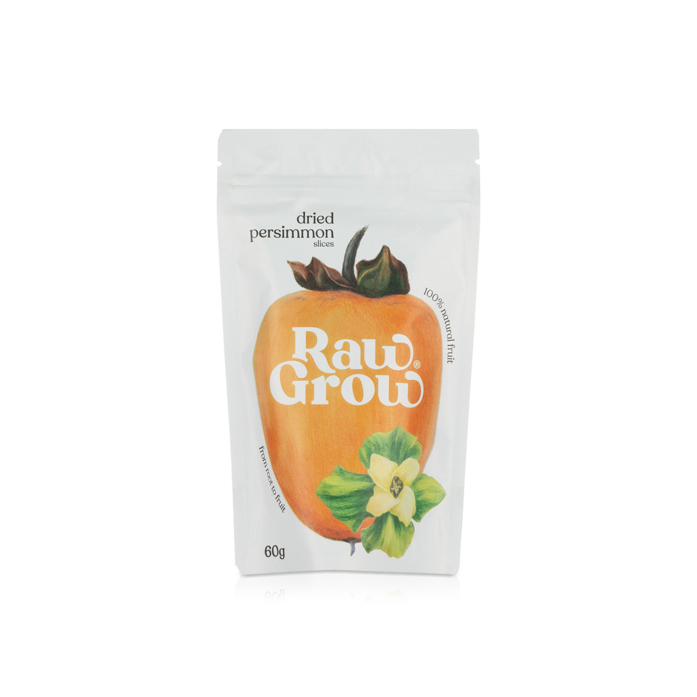 RawGrow Dried Persimmon Slices 60g