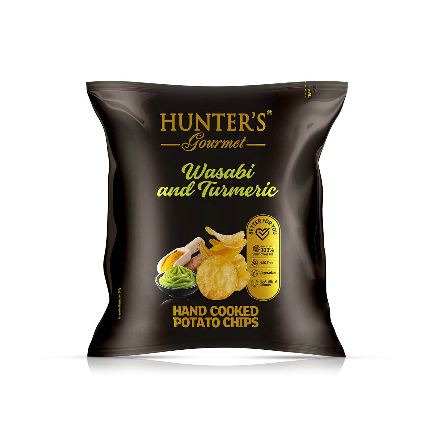 Hunter's Gourmet Wasabi and Turmeric 40g