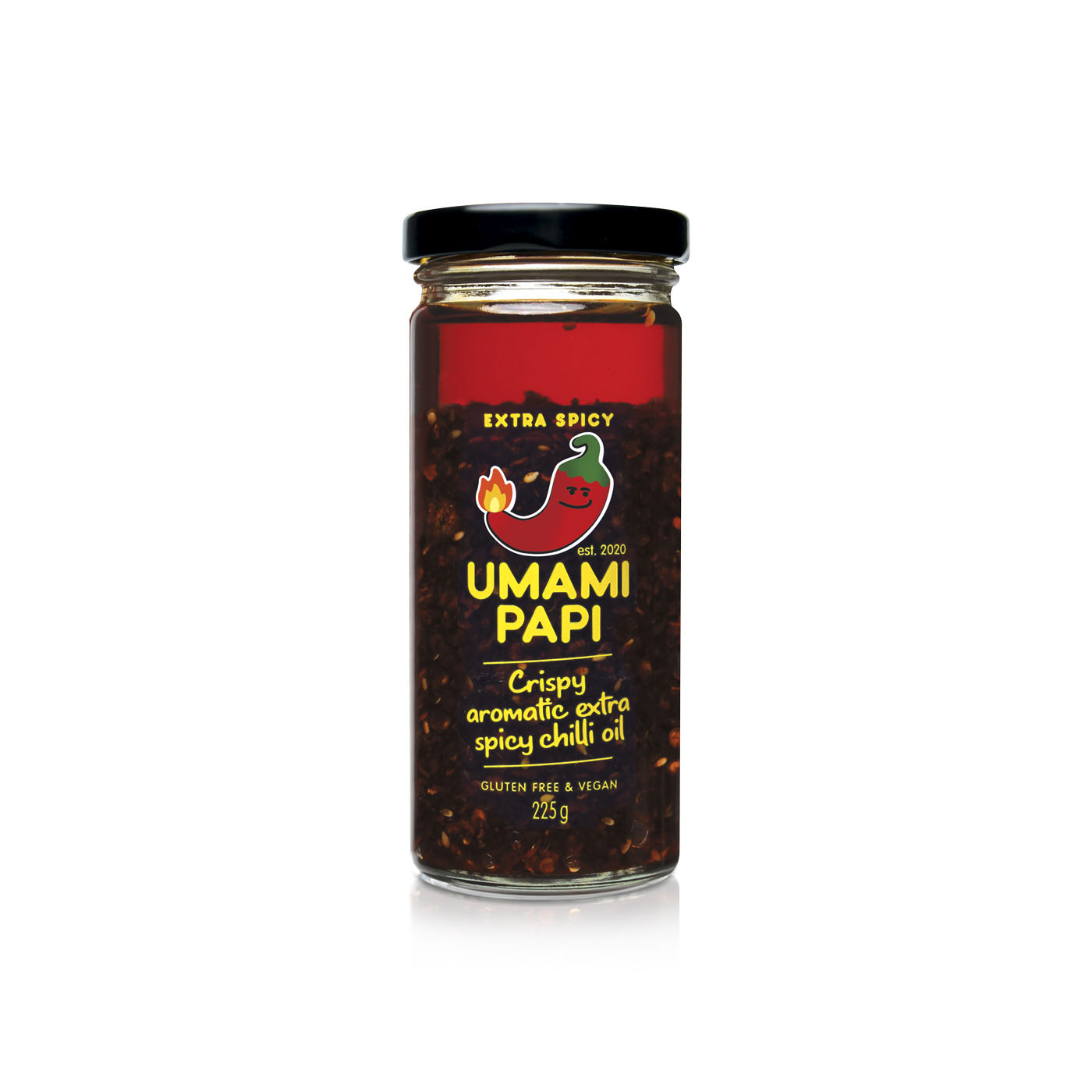 Umami Papi Extra Spicy Crispy Aromatic Spicy Chilli Oil 225g