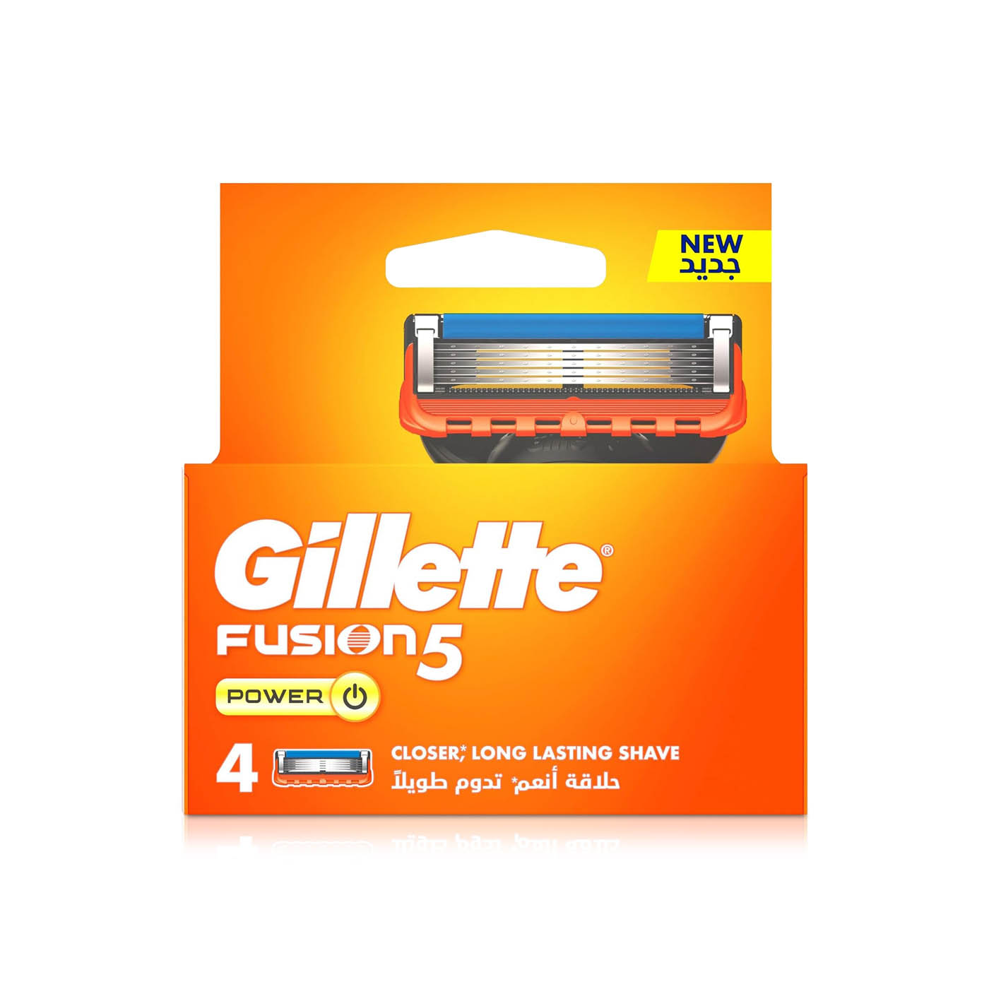 Gillette Fusion Power Men's Razor Blade Refills 4pcs